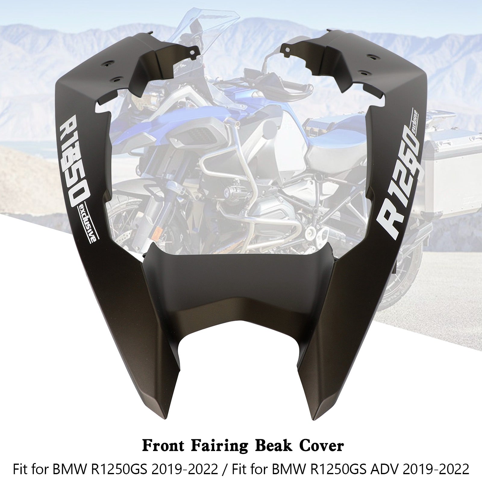 Cubierta de guardabarros de pico de carenado de nariz delantera para BMW R1250GS / ADV 2019-2022