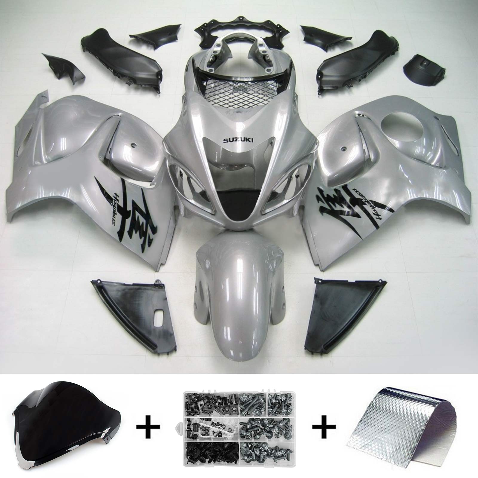 Suzuki Hayabusa GSXR1300 2008-2020 Fairing Kit Bodywork Plastic ABS