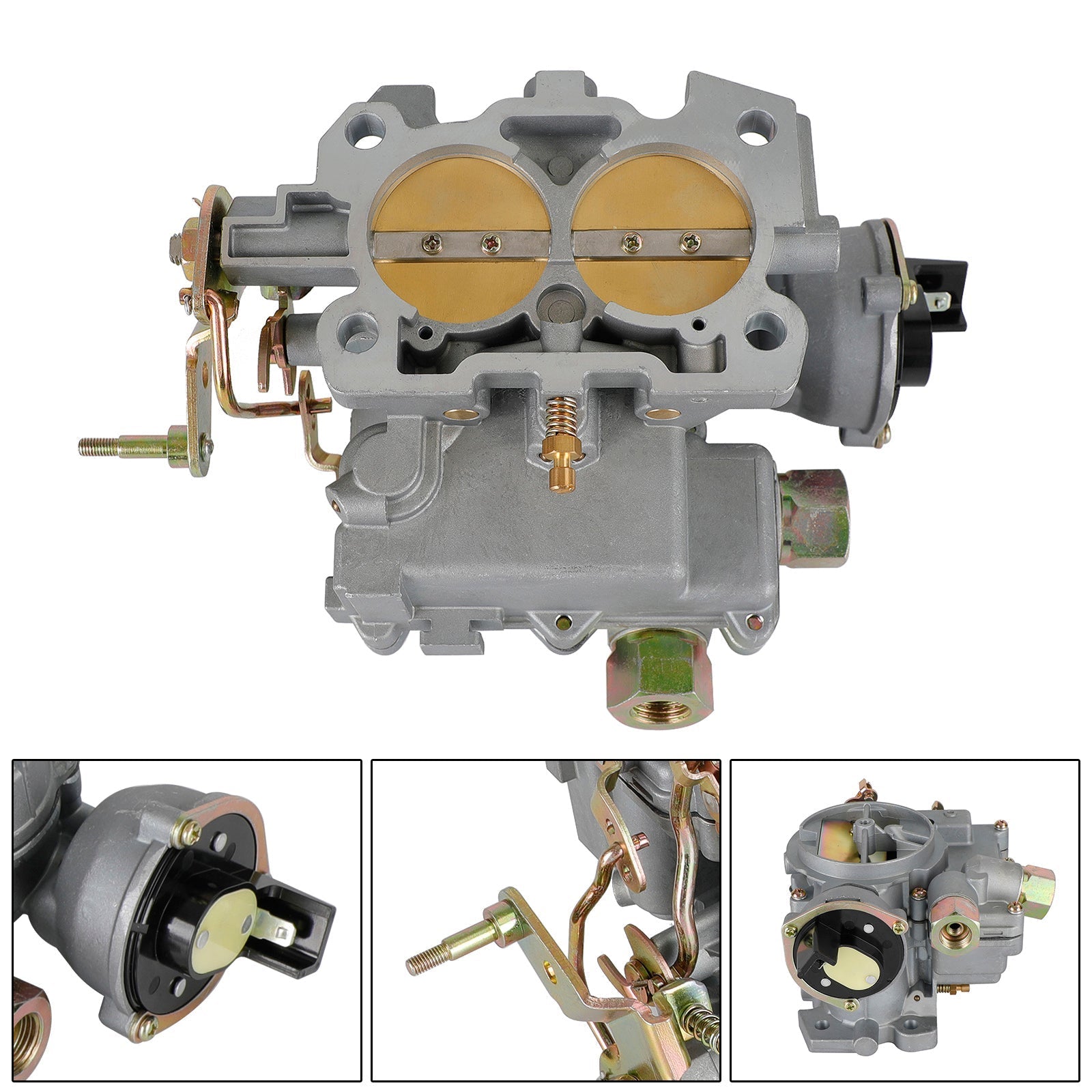 Carburetor Carb for Marine Mercruiser 2 Barrel 3.0L 4 CYL with a Long Linkage