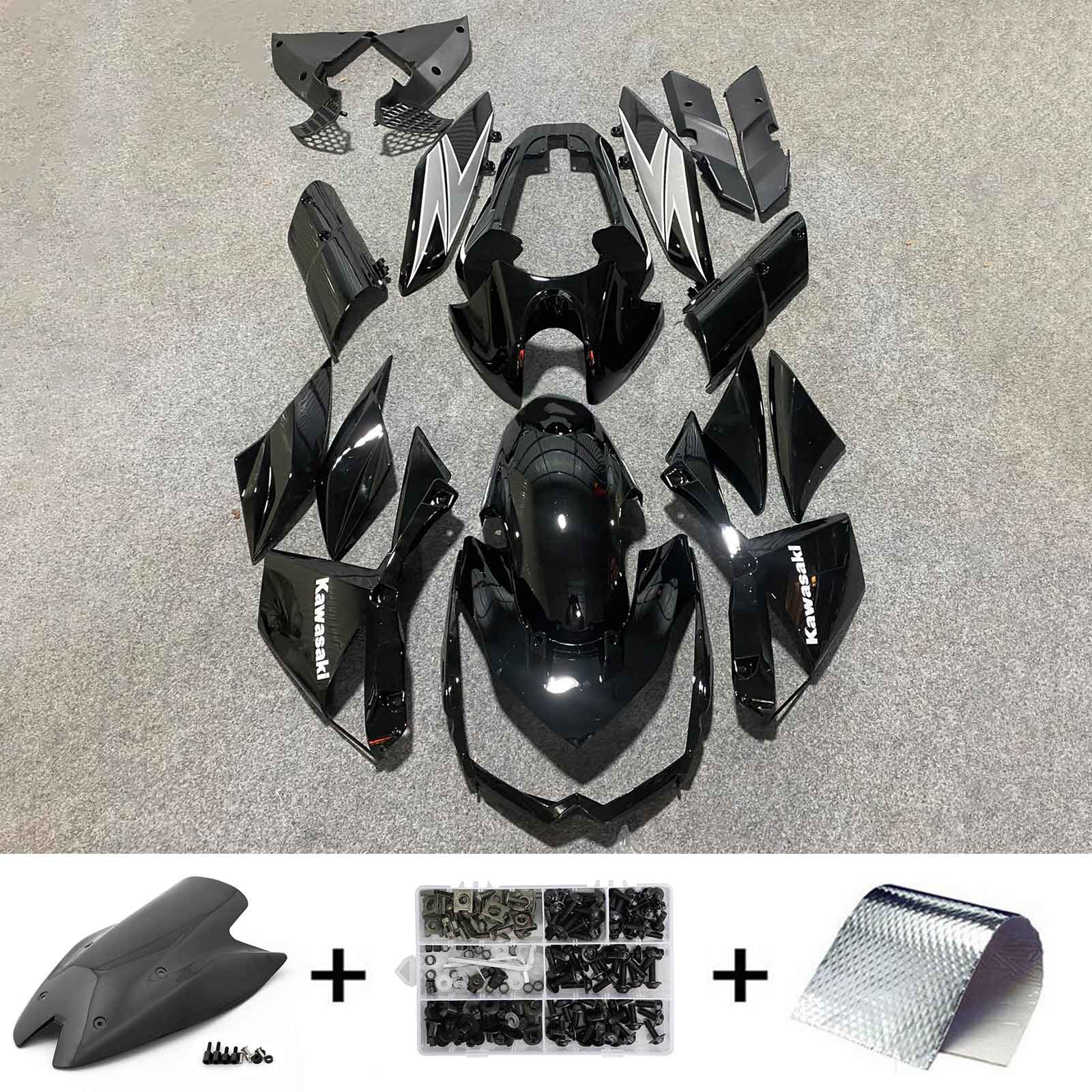 Kawasaki Z1000 2010-2013 Fairing Kit Bodywork Plastic ABS