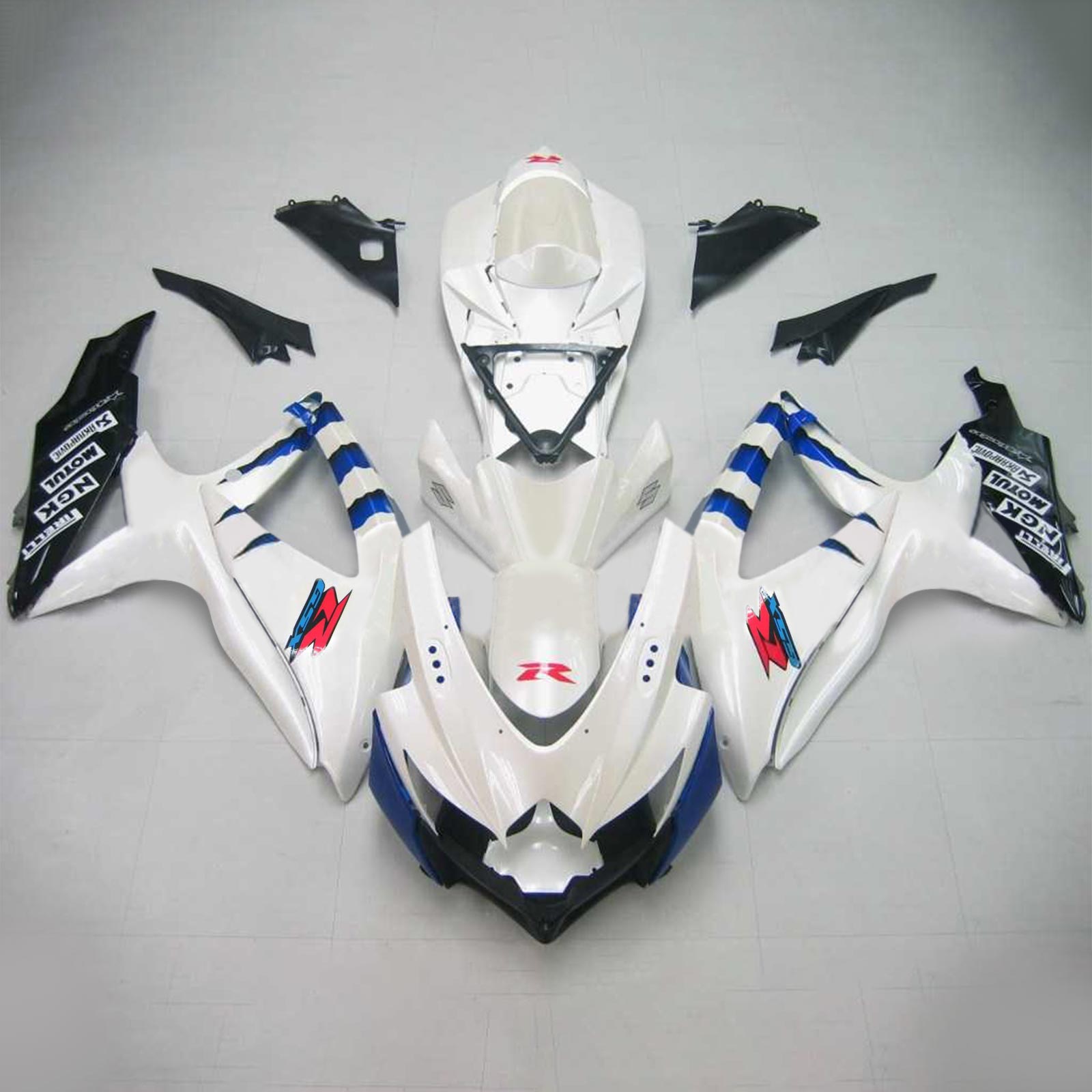 سوزوكي GSXR 600/750 2008-2010 الهدايا المجمعة هيكل السيارة البلاستيك ABS