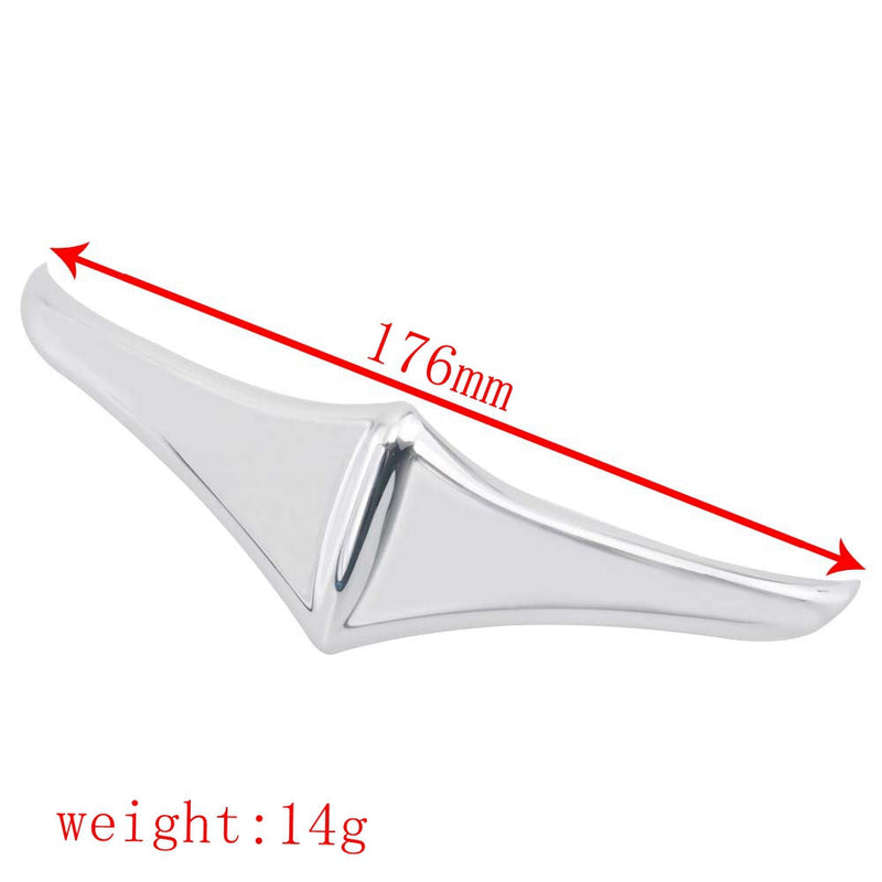 Touring FLHX FLTR Rear Front Fender Leading Edge Tip Trim Accent Chrome