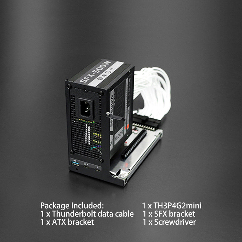 Thunderbolt 3 4 Ports TH3P4G2 mini USB3.0 بطاقة الرسومات الموسعة