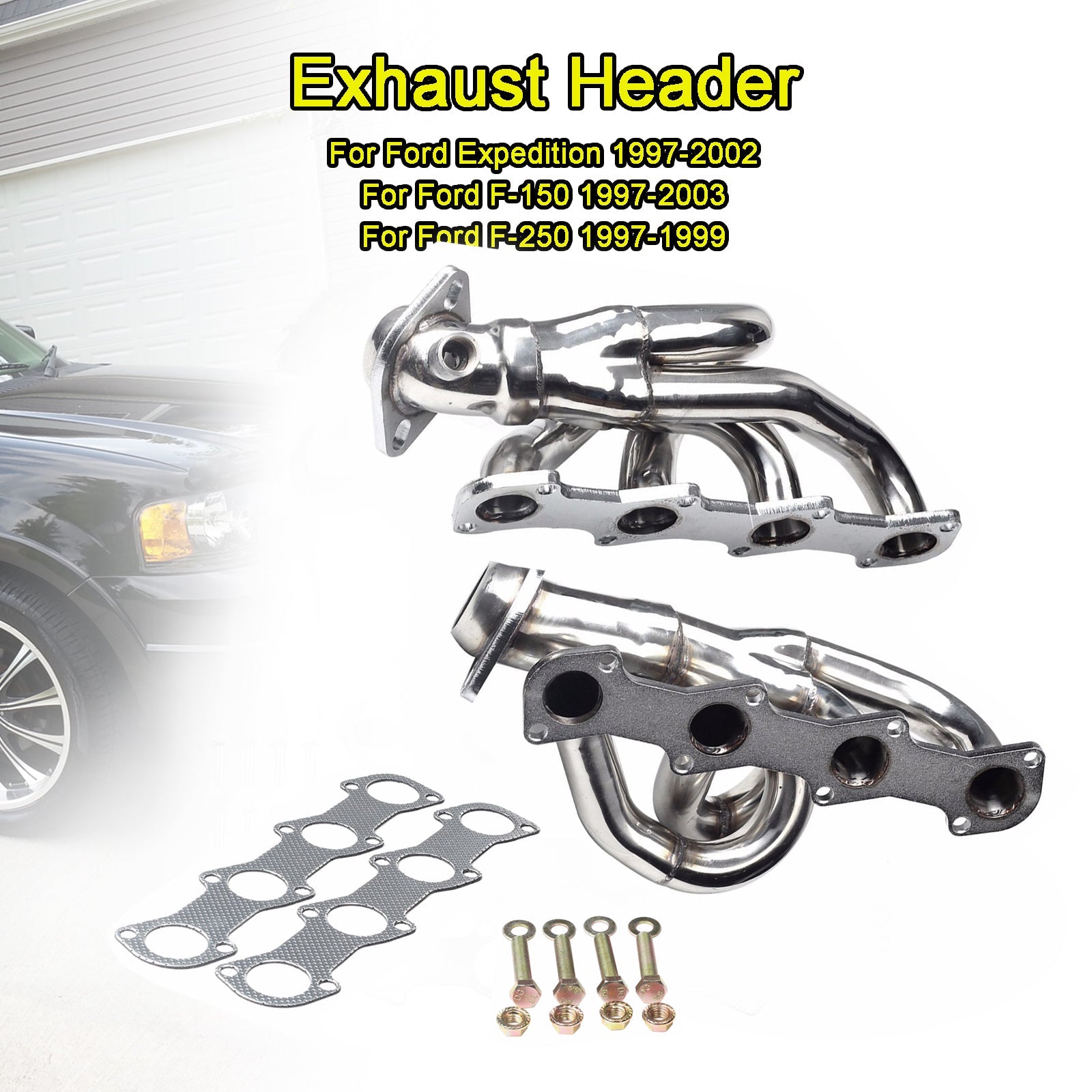 Ford Expedition 1997-2002 Tubular Shorty Exhaust Header Manifold