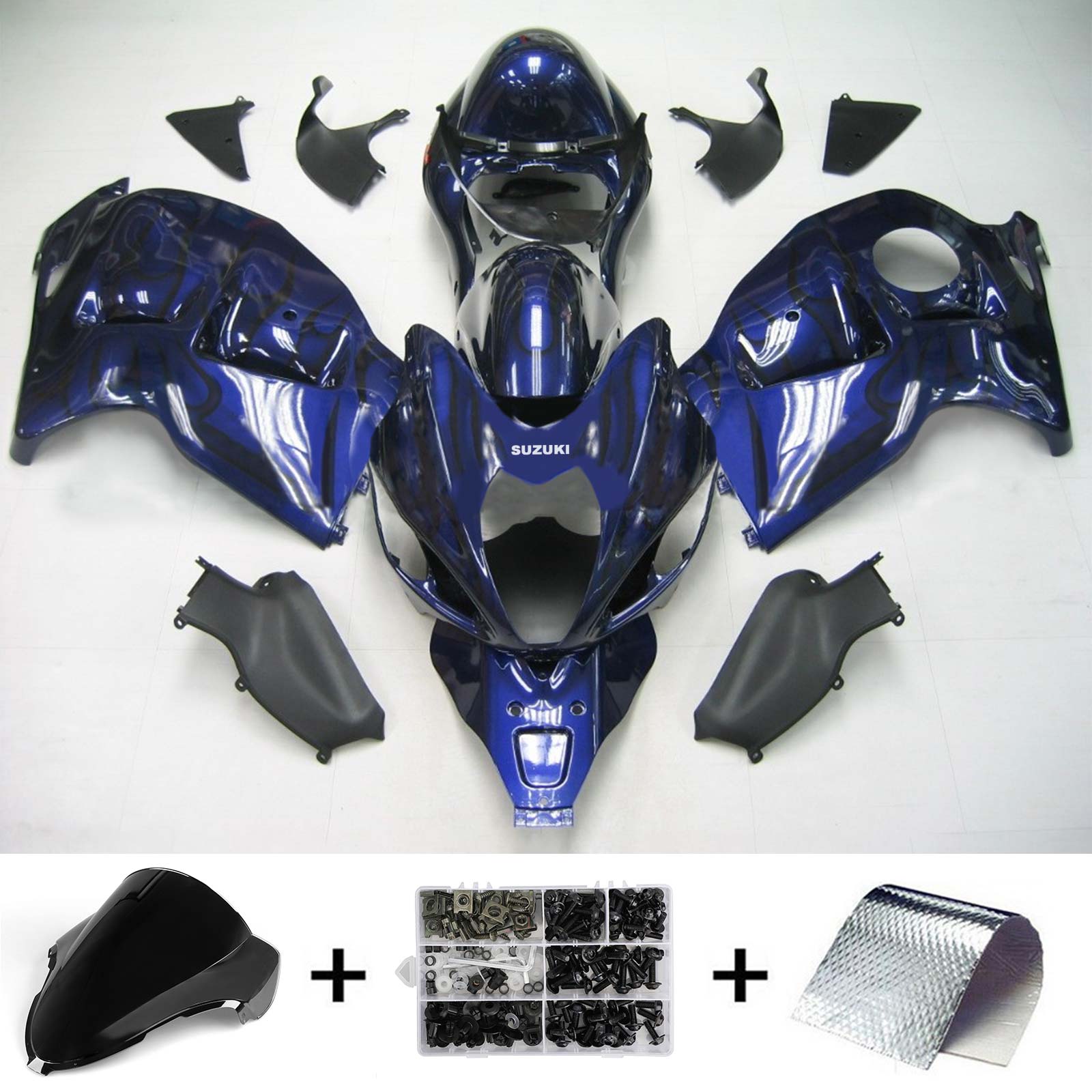 Suzuki Hayabusa GSXR1300 1999-2007 Fairing Kit Bodywork Plastic ABS