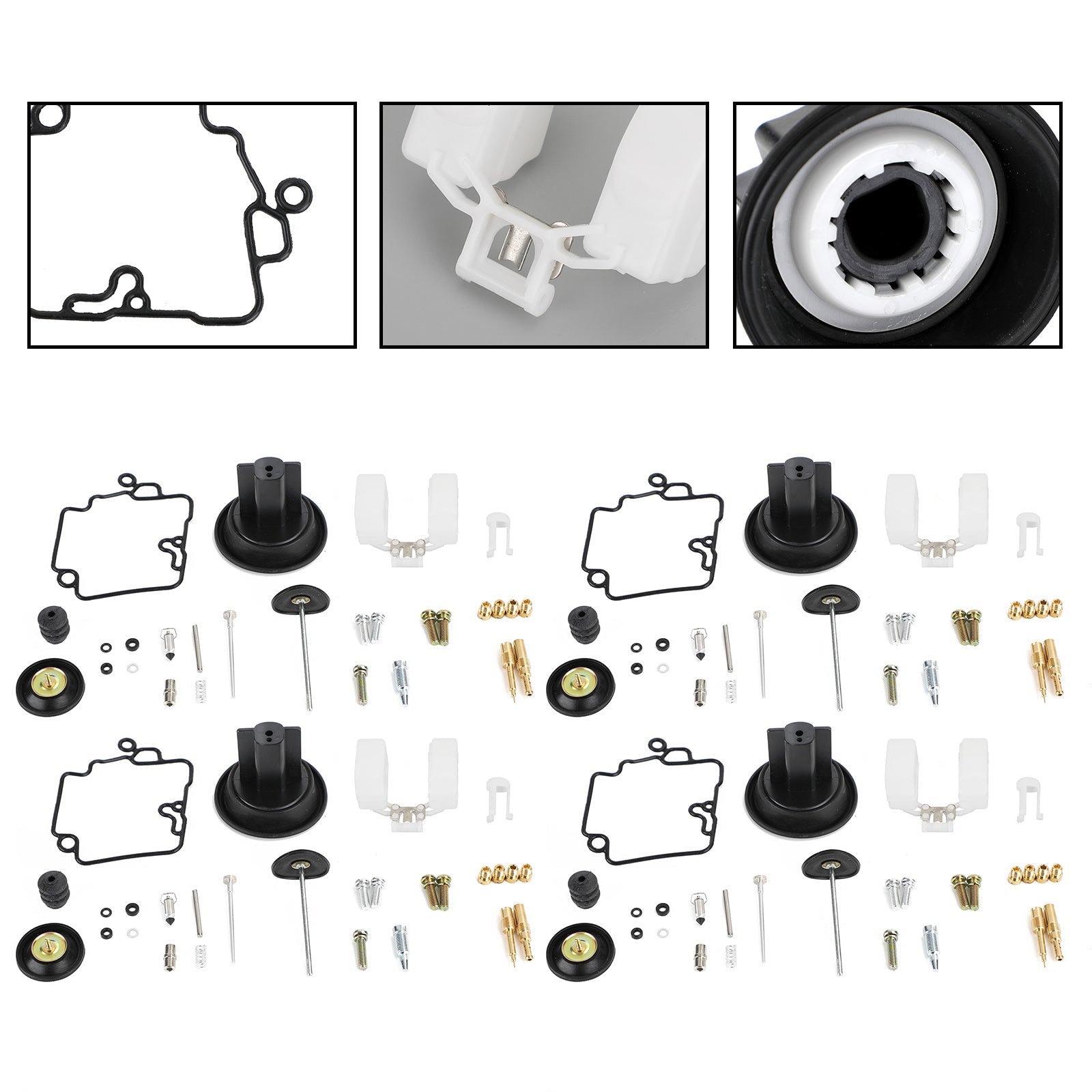 KT CVK24 Scooter Racing 4X Carburetor Carb Repair Kit acceleration pump