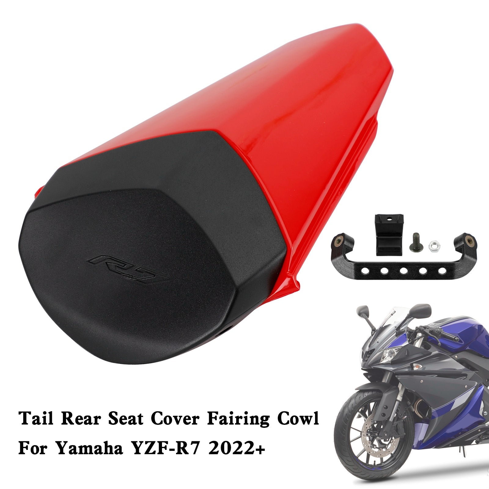 2022 2023 2024 YAMAHA YZF-R7 YZF R7 Tail Rear Seat Cover Fairing Cowl