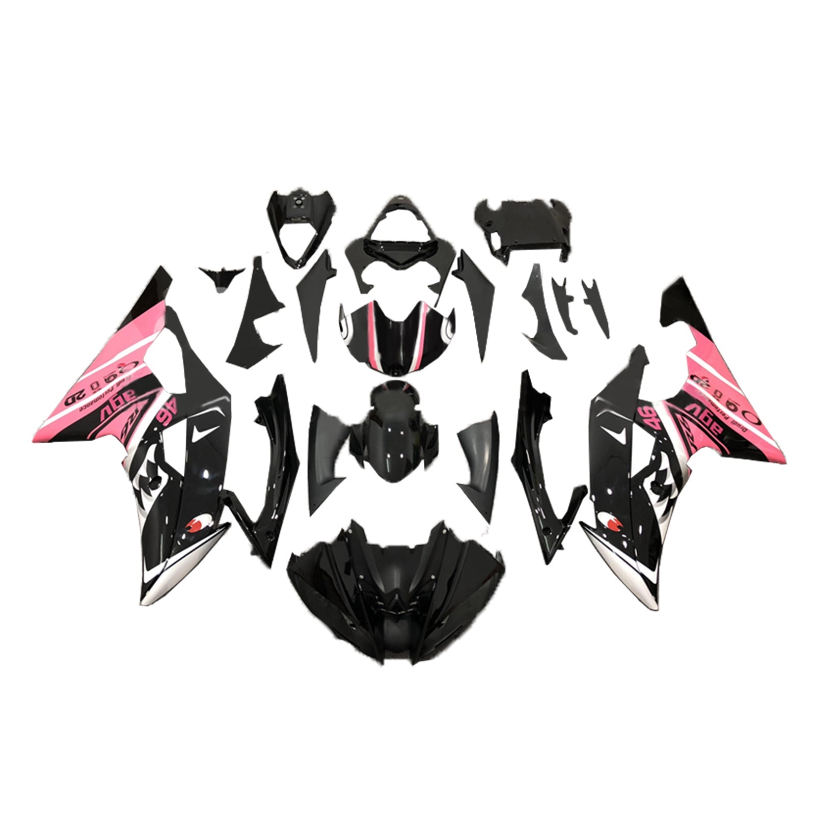 Yamaha YZF 600 R6 2008-2016 Fairing Kit Bodywork Plastic ABS