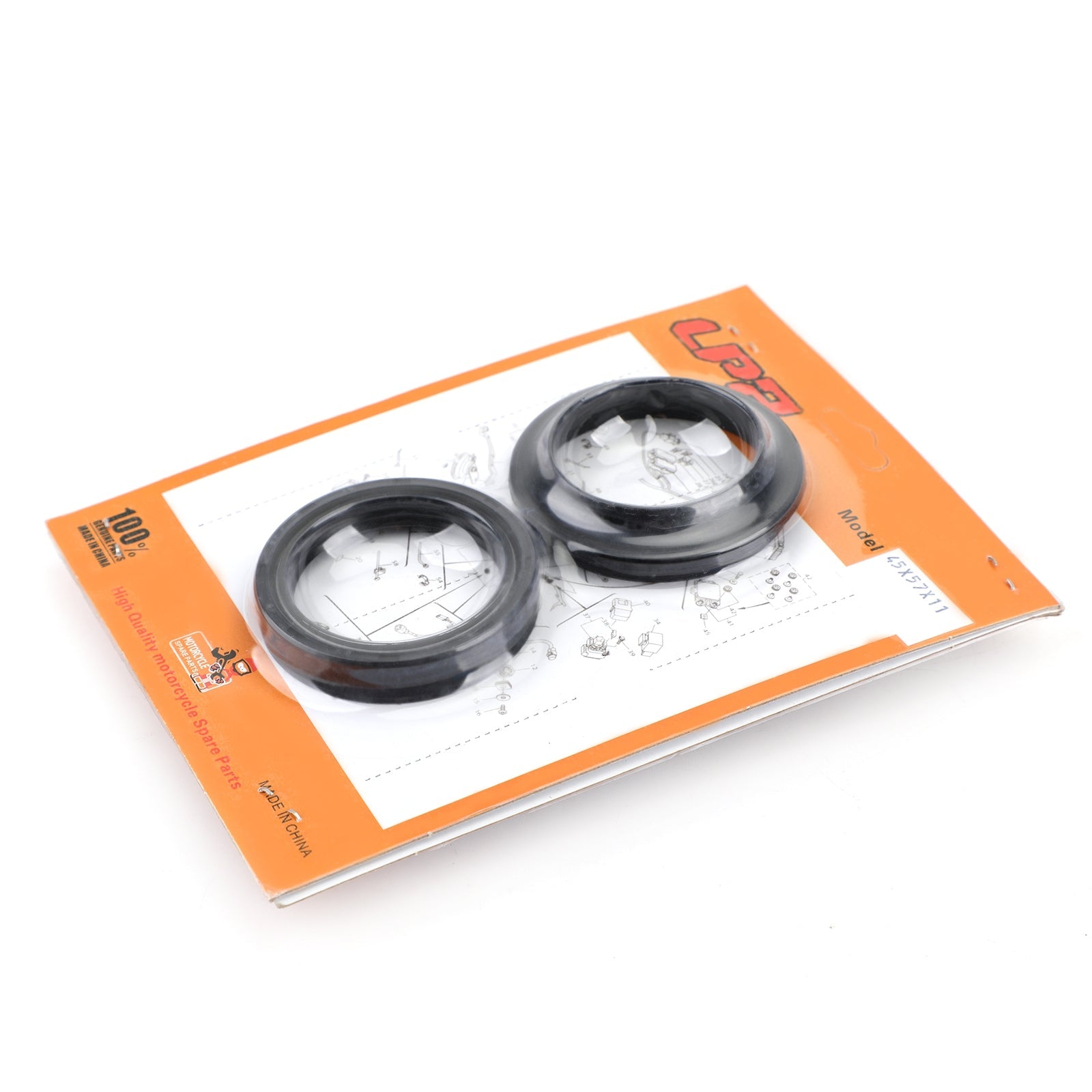 Front Fork Oil Seal Dust Seal Kit for Honda GL1500 C CR500R CR250R CR125R 89-03 Generic