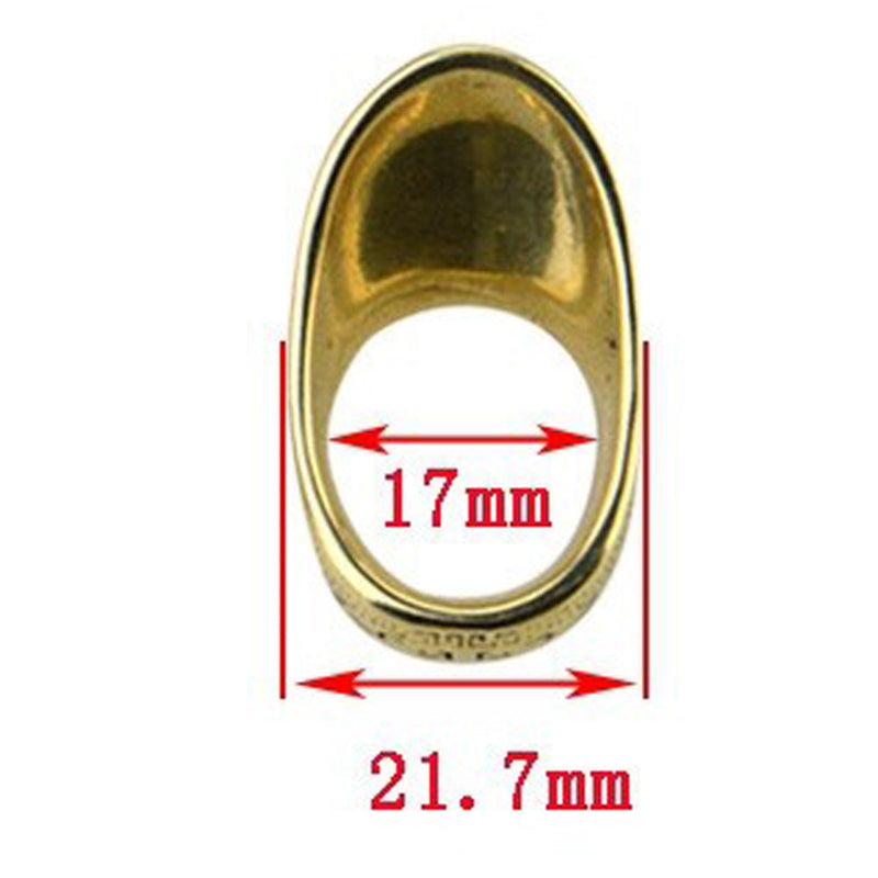 Archery 17mm Copper Thumb Ring Finger Guard Protector Gear Bow Hunting