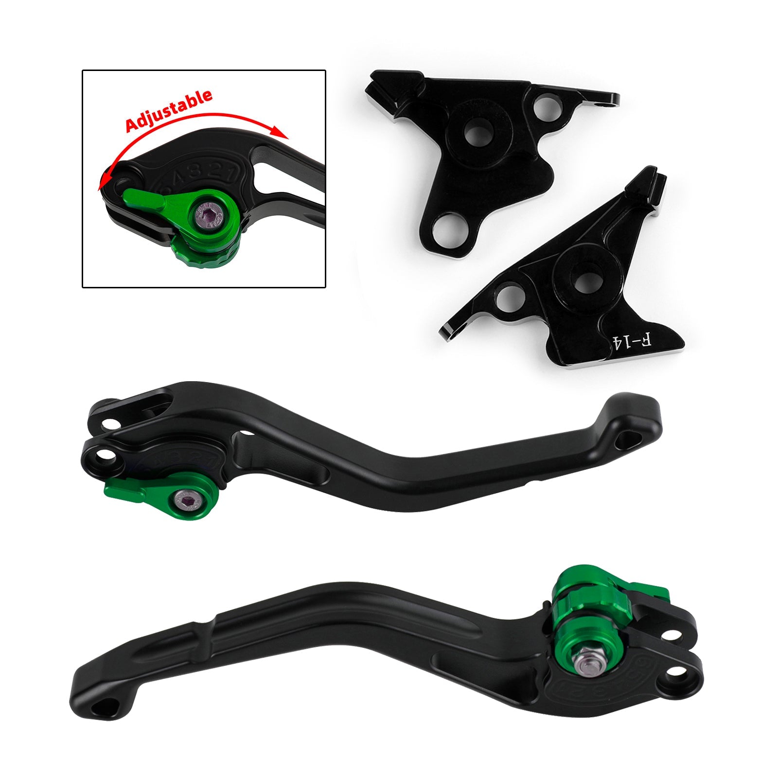 Kawasaki ZRX1100 ZZR1200 ZX7R ZG1000 NEW Short Clutch Brake Lever