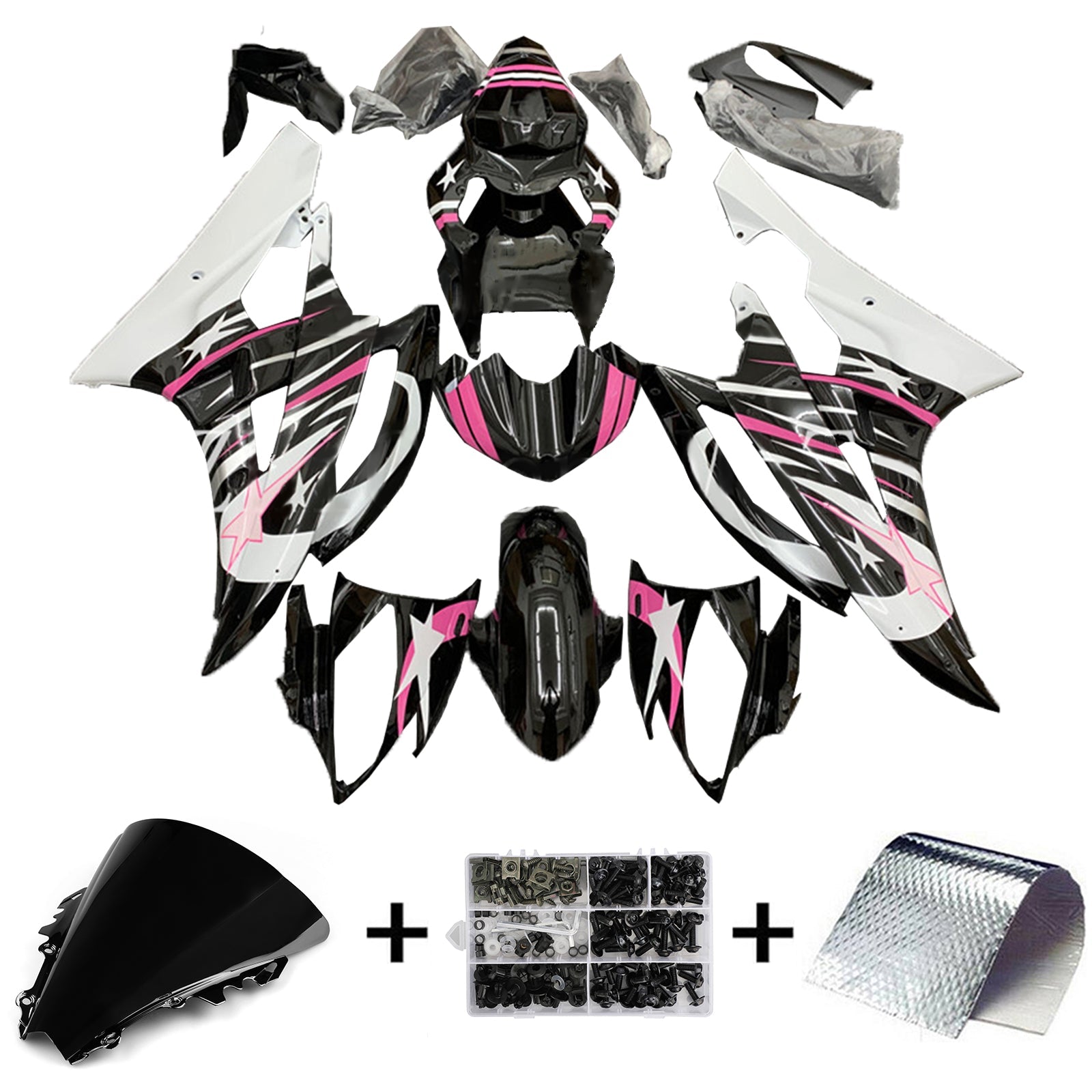 Yamaha YZF 600 R6 2006-2007 Fairing Kit Bodywork Plastic ABS