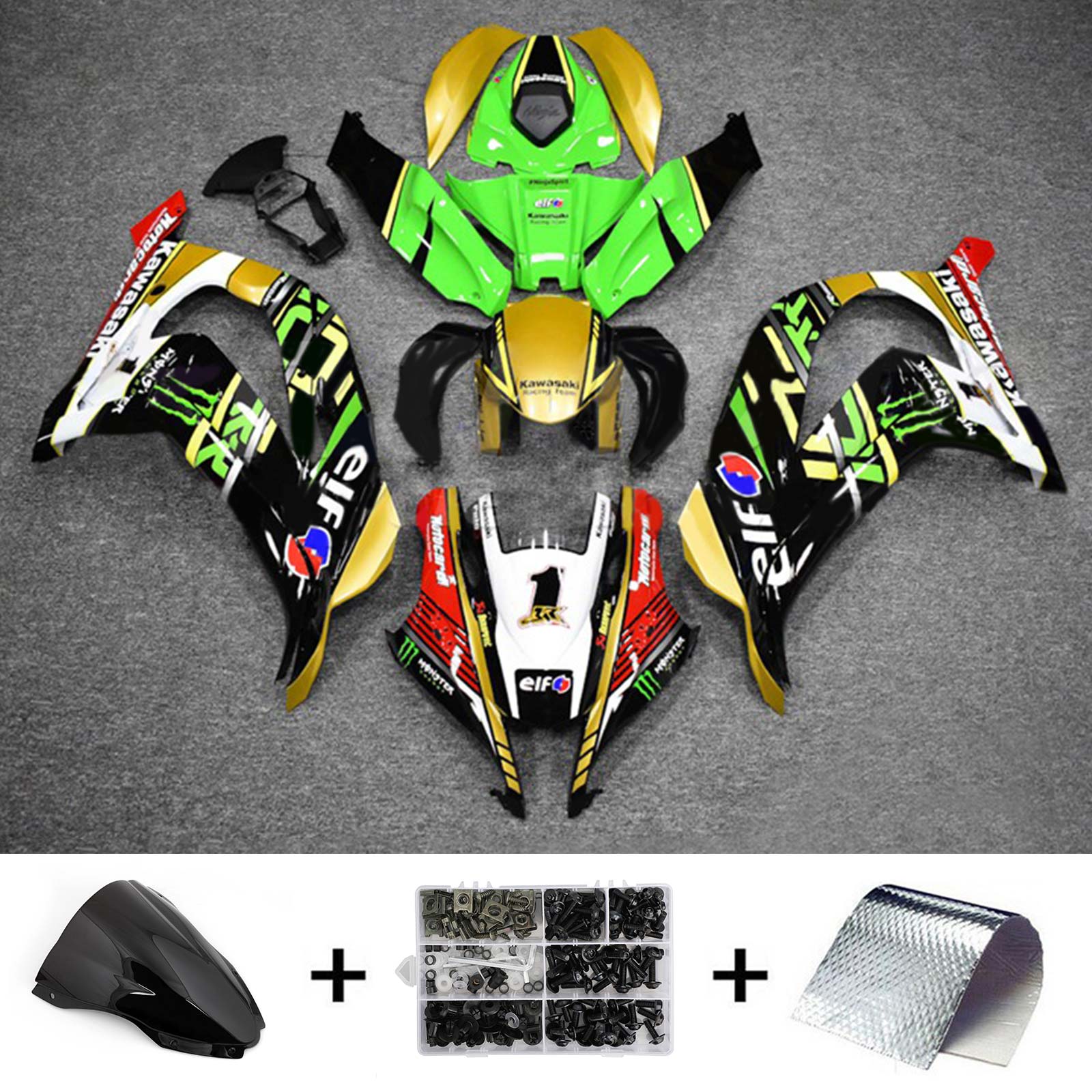 Kawasaki ZX10R 2016-2020 Fairing Kit Bodywork Plastic ABS