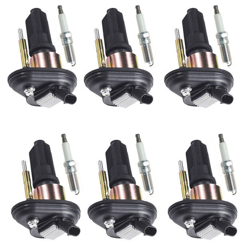 2007-2008 lsuzu l-280 L4 2.9L / Lsuzu L-370 L5 3.7L 6X Ignition Coils +Spark Plugs UF303