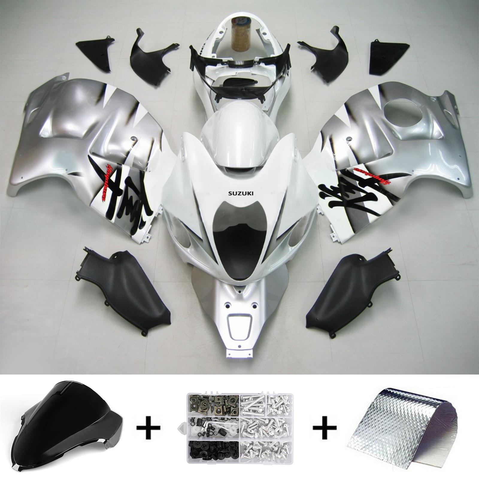 Suzuki Hayabusa GSXR1300 1999-2007 Fairing Kit Bodywork Plastic ABS