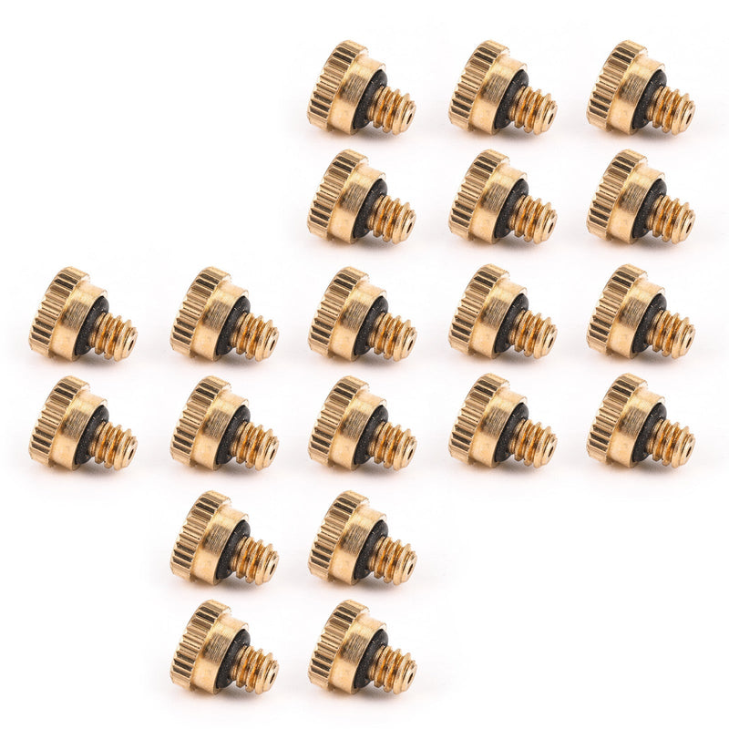 20/50PCS Brass Misting Nozzles Water Mister Sprinkle For Cooling System 0.012"