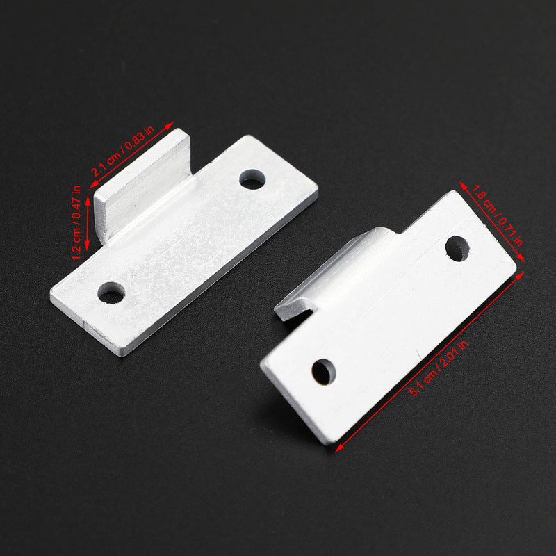 Two Dust Cover Fix Repair Brackets Hinge For SL-D1 B1 D2 B2 D3 Others Turntable