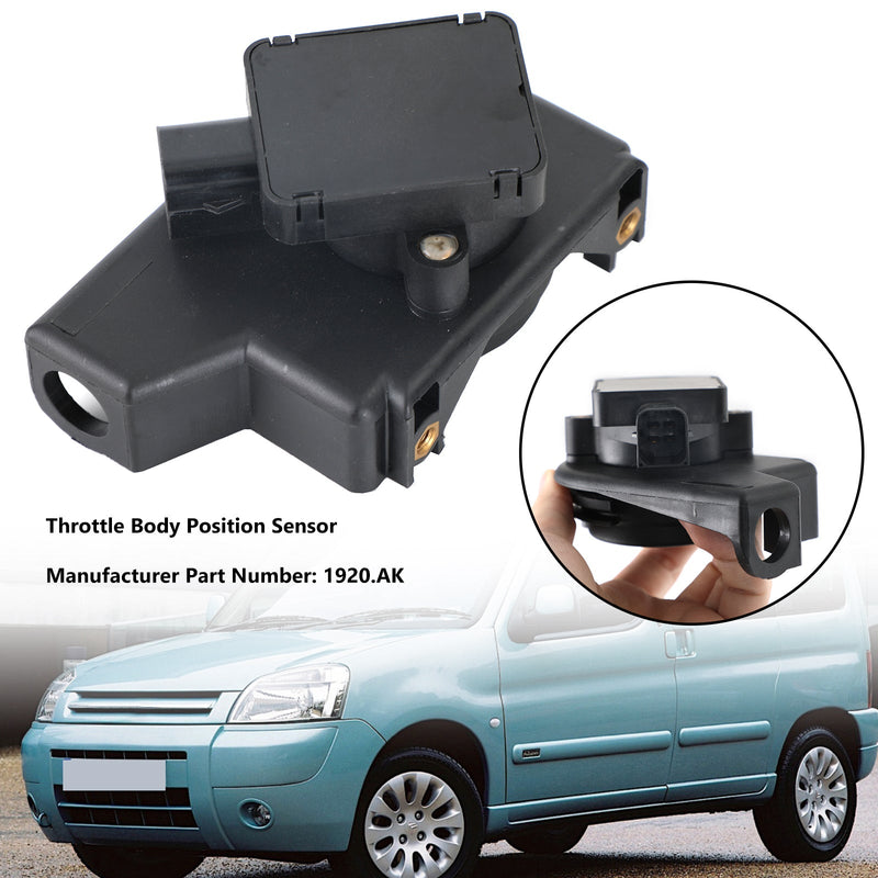 Sensor de posición del cuerpo del acelerador TPS 9643365680 para Peugeot Citroen Fiat Suzuki genérico