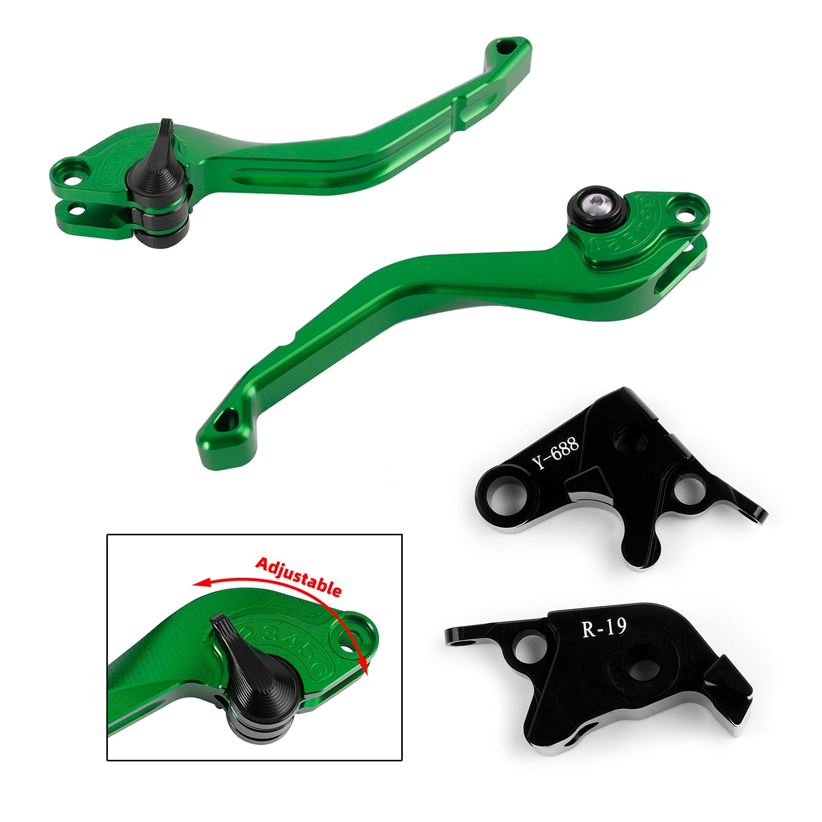 Yamaha YZF R1 2009-2014 CNC Short Clutch Brake Lever