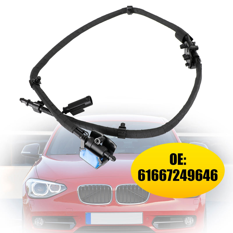 BMW 1 2 Series F20 F21 F22 سلسلة فوهة غسالة الزجاج الأمامي 61667249646