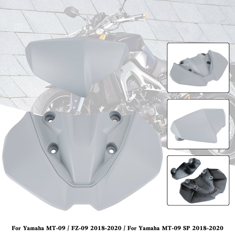 المصباح هدية غطاء الزجاج الأمامي لياماها MT-09 FZ09 MT-09 SP 2018-2020