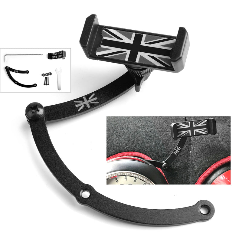 Soporte plegable para teléfono móvil de coche Union Jack para Mini Cooper R55/56/57/60/61 A