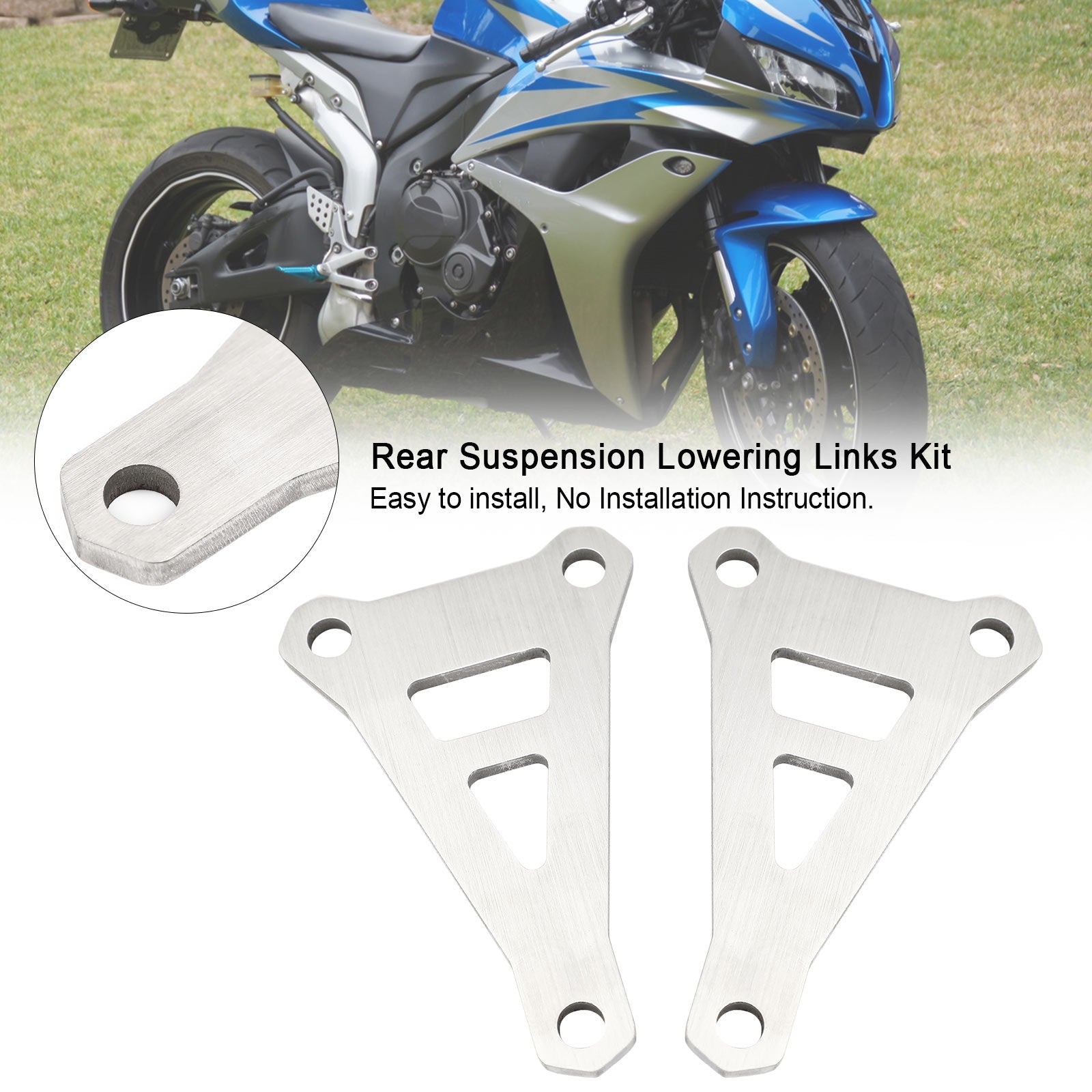 Rear Suspension Lowering Links Kit Fit For HONDA CBR600RR 2007-2014 Generic