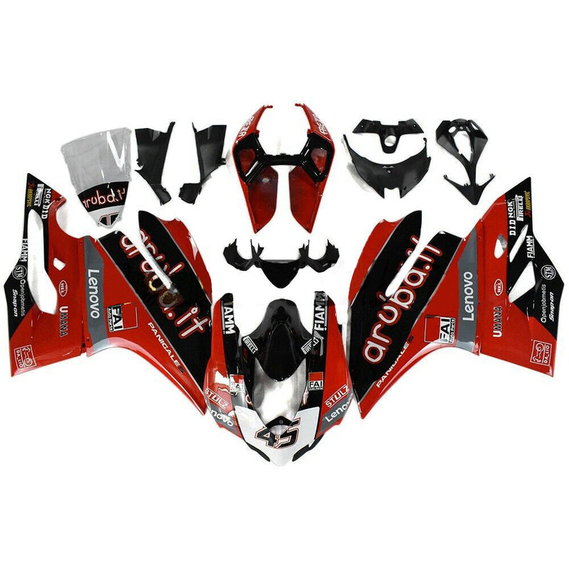 Kit de carenado Carrocería ABS apto para Ducati 1199 899 2012-2014 Genérico