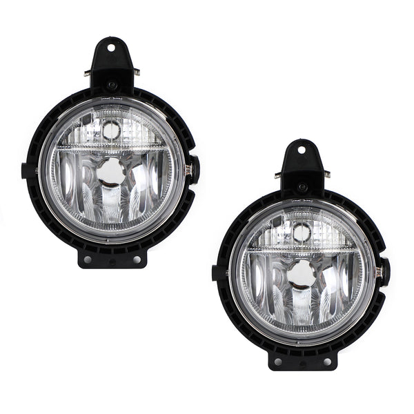 Pair Fog Lights Front Left and Right For Mini R55 R56 R57 R58 Cooper 2007-2015 Generic