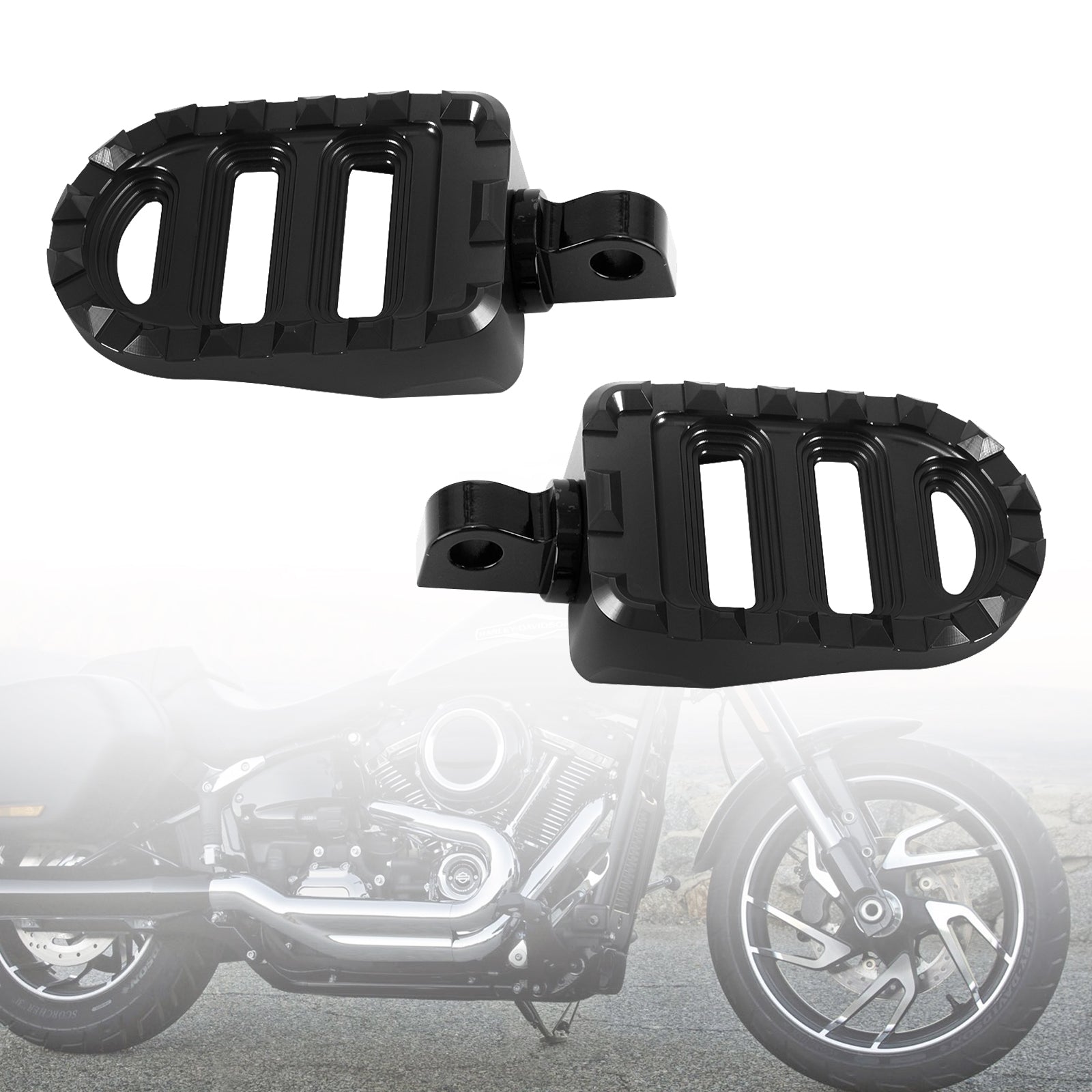 Dyna Sportster 883 Electra Glide Road Glide Front Footrests Foot Peg