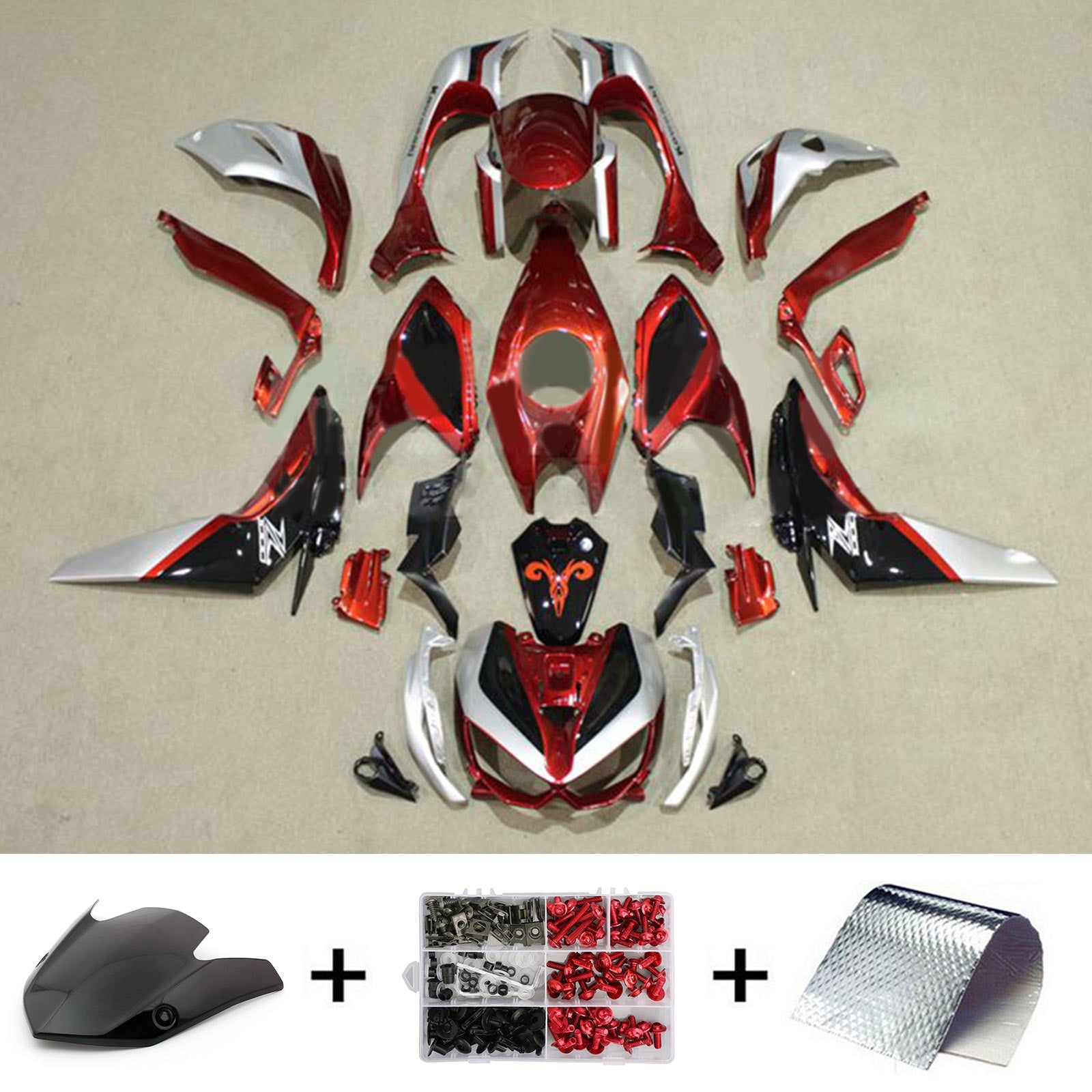 Kawasaki Z1000 2014-2017 Fairing Kit Bodywork Plastic ABS