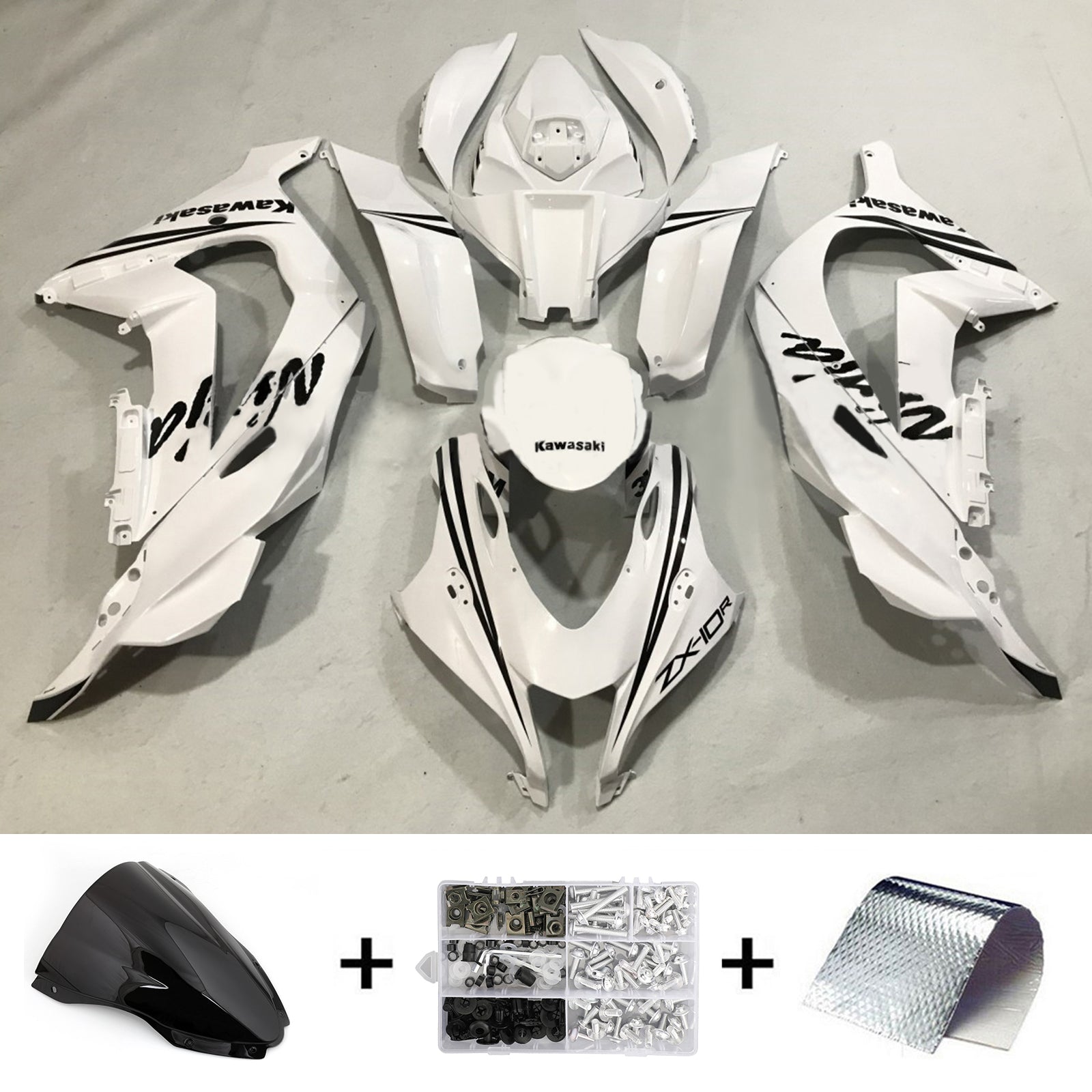 Kawasaki ZX10R 2016-2020 Fairing Kit Bodywork Plastic ABS