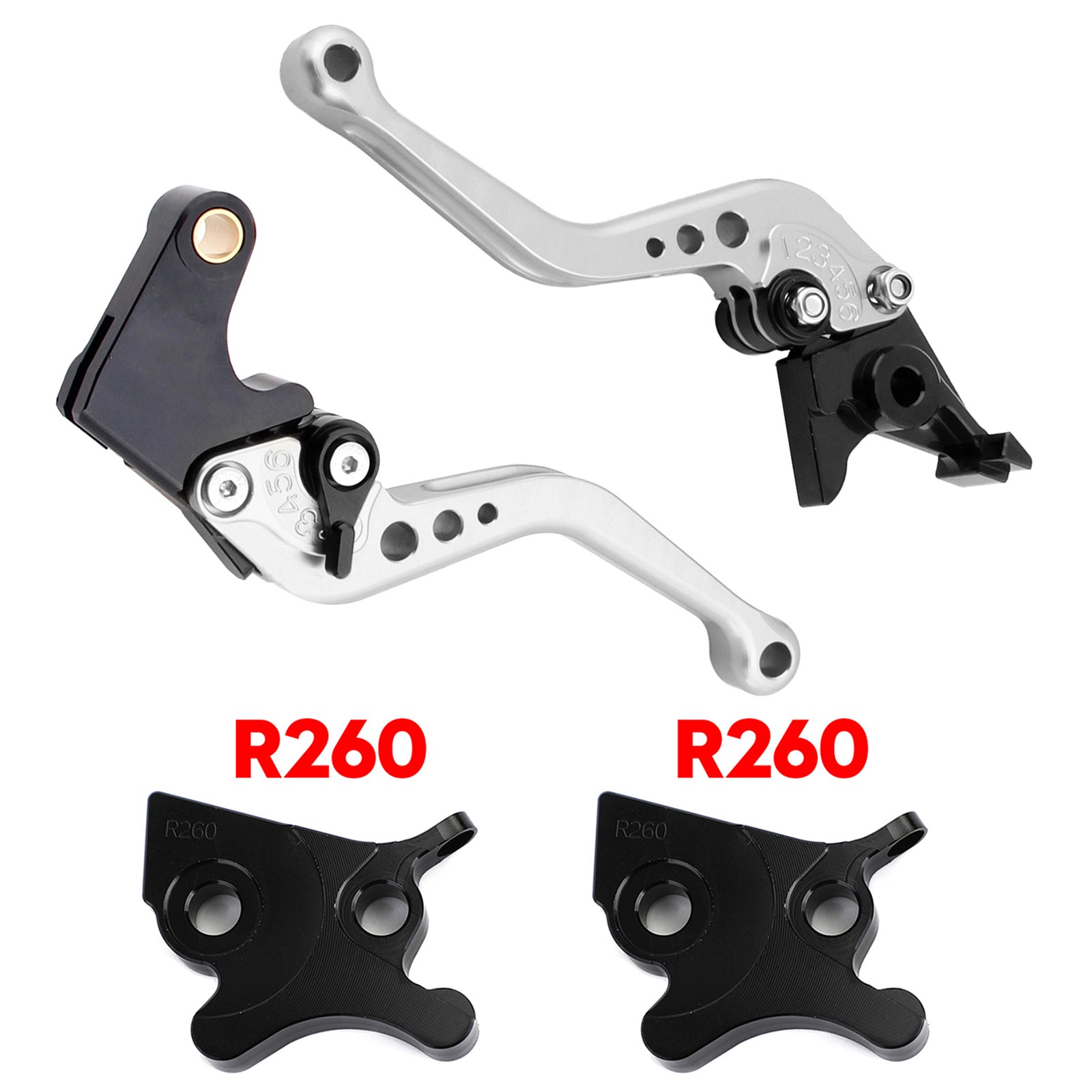 Motorcycle Short Clutch Brake Lever fit for VESPA GTS 300 Super Generic