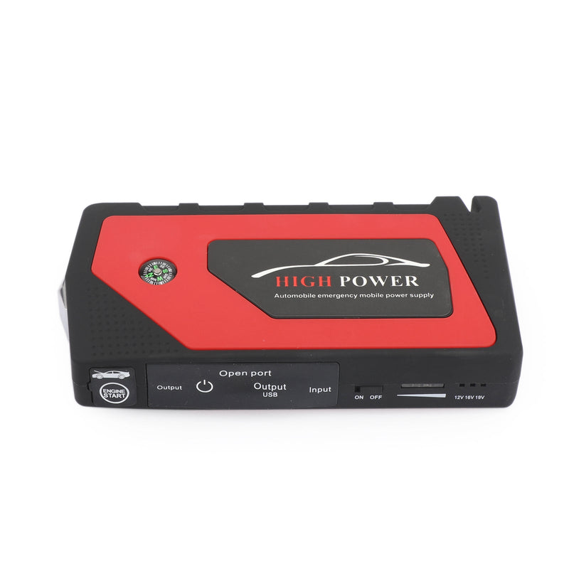 Kits de abrazadera de refuerzo de batería de banco de energía 69800mAh Arrancador de batería de automóvil portátil 4-USB