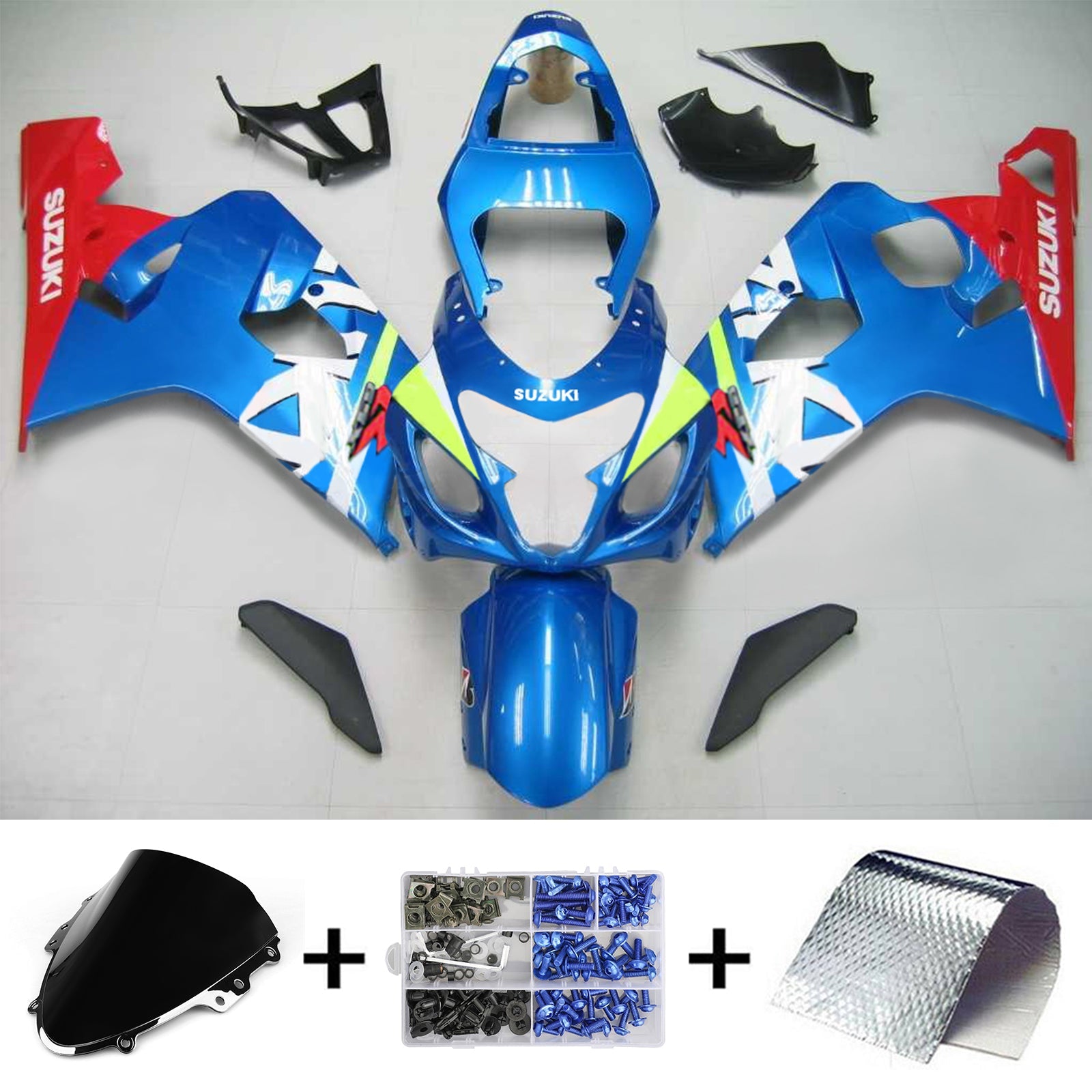 Suzuki GSXR 600/750 2004-2005 Fairing Kit Bodywork Plastic ABS K4