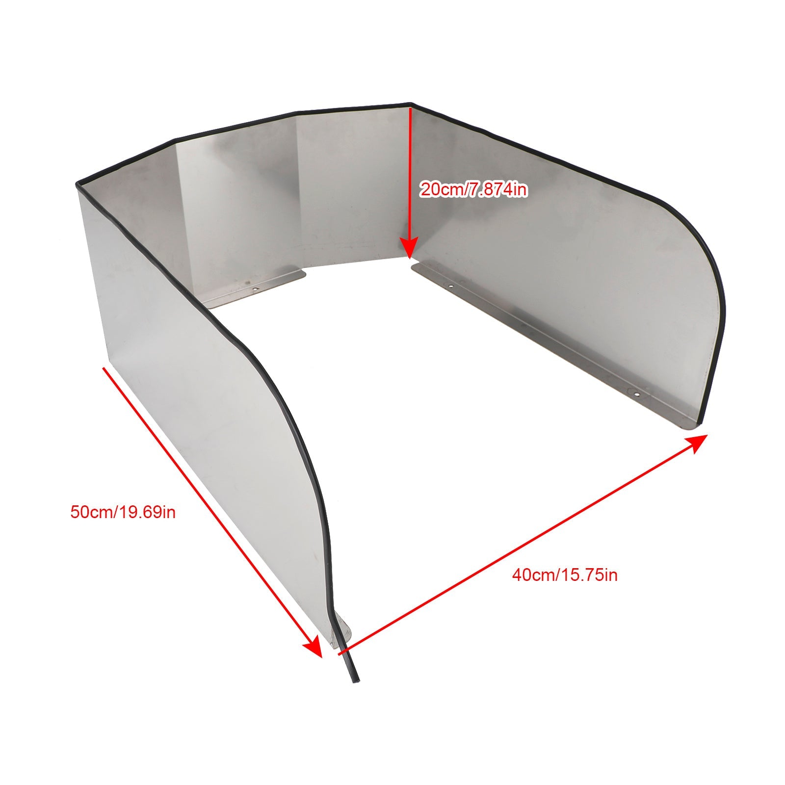 Caja de protección contra la intemperie de acero inoxidable Caja de pared Cubierta de lluvia para toma de timbre