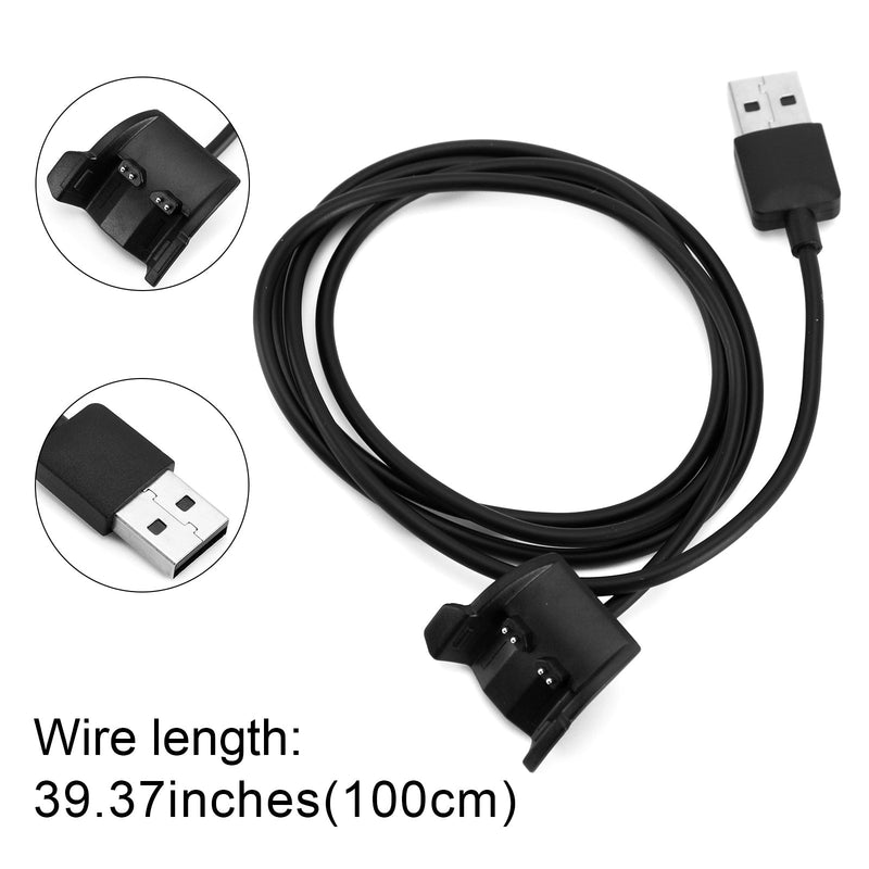 سلك كابل بيانات شحن USB مناسب لساعة Garmin Vivosmart 3/4/HR