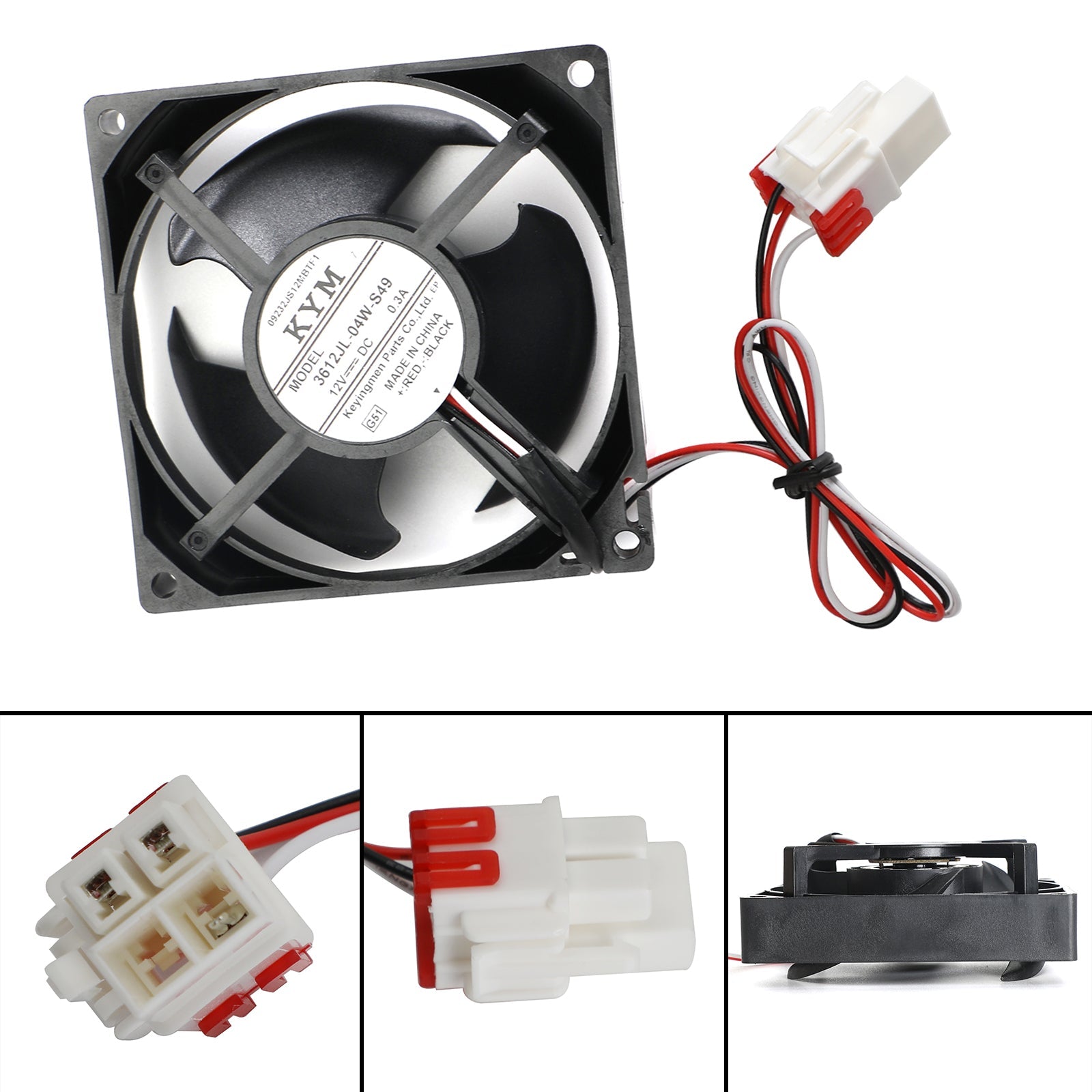 DC12V 0.3A Refrigerator Freezer Rotary Motor Fan Assy For Samsung 3612JL-04W-S49