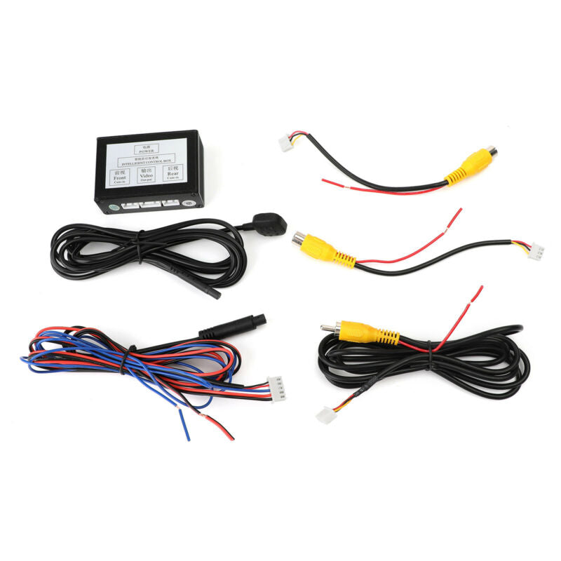 Switch Front Rear Camera Universal Car SUV Front Rear Parking View Camera Switch 2 Channel Cont
