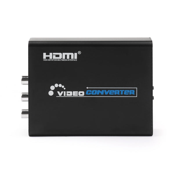 3 RCA AV+S-Video CVBS مركب R/L صوت إلى HDMI 1080P محول طاقة قابس الولايات المتحدة/الاتحاد الأفريقي