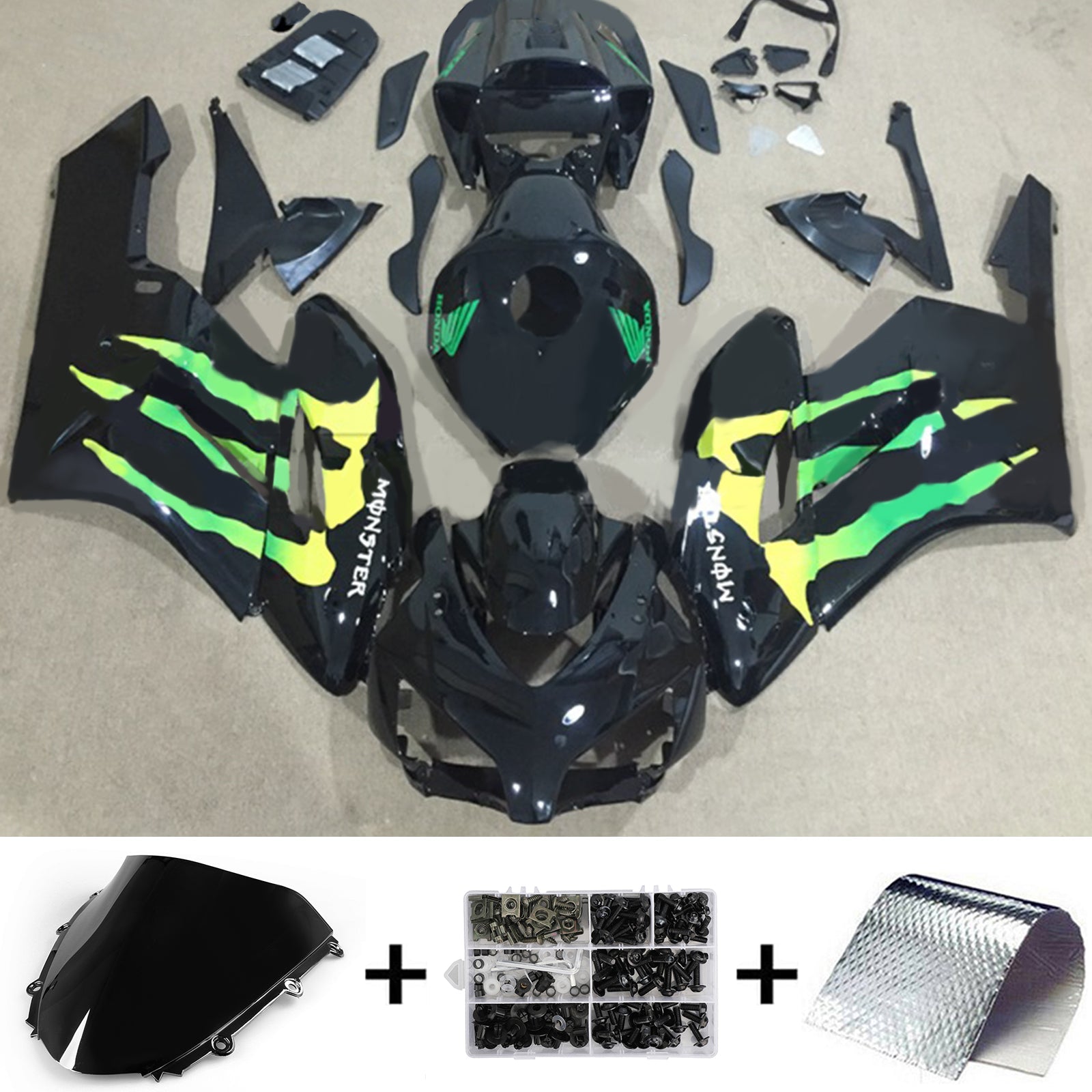 Honda CBR1000RR 2004-2005 Fairing Kit Bodywork Plastic ABS