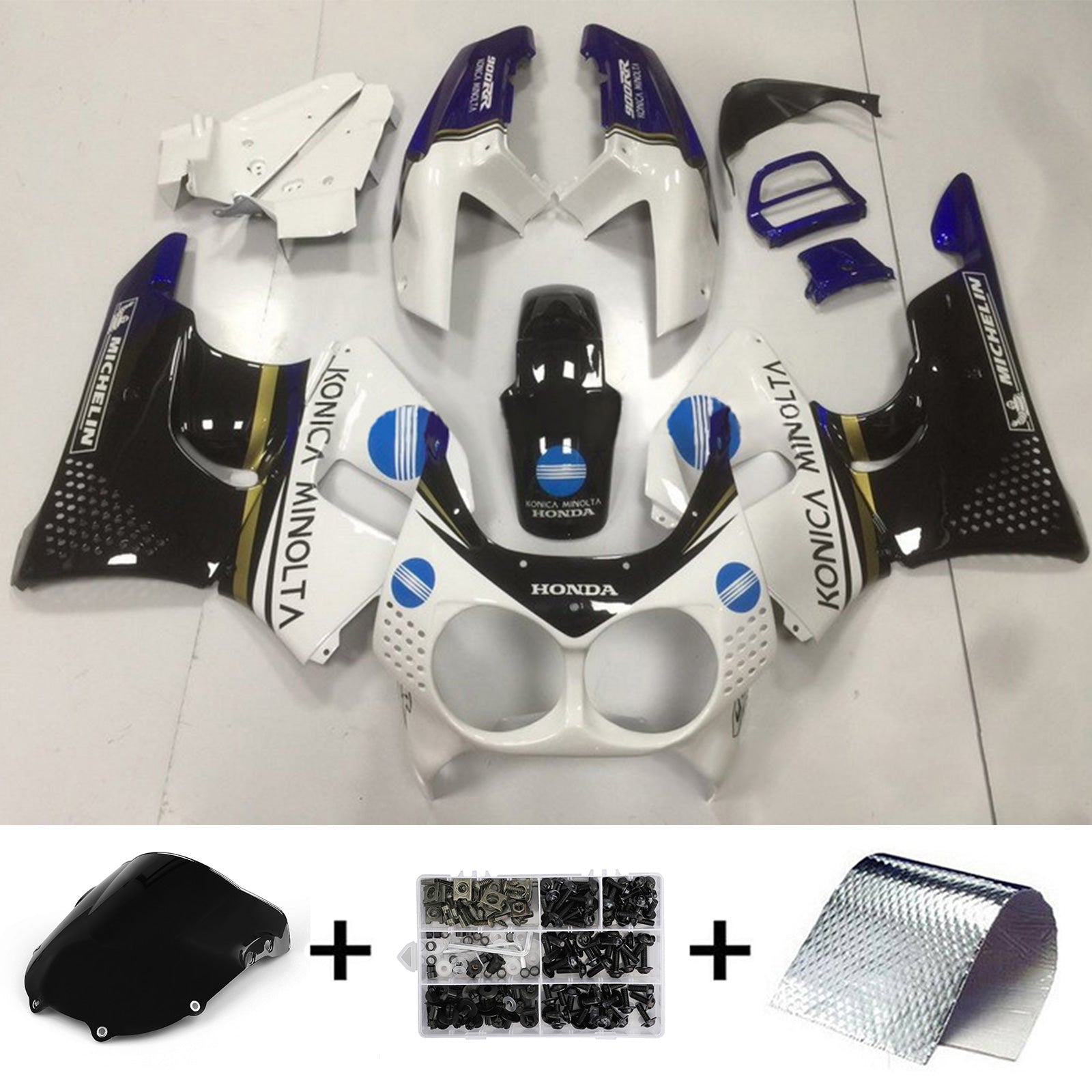 Honda CBR900RR 893 1992-1993 Fairing Kit Bodywork Plastic ABS