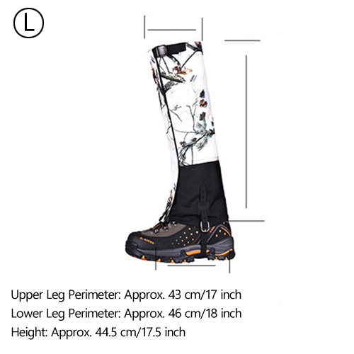 Waterproof Outdoor Climbing Hiking Ski Leg Cover Boot Legging Gaiters