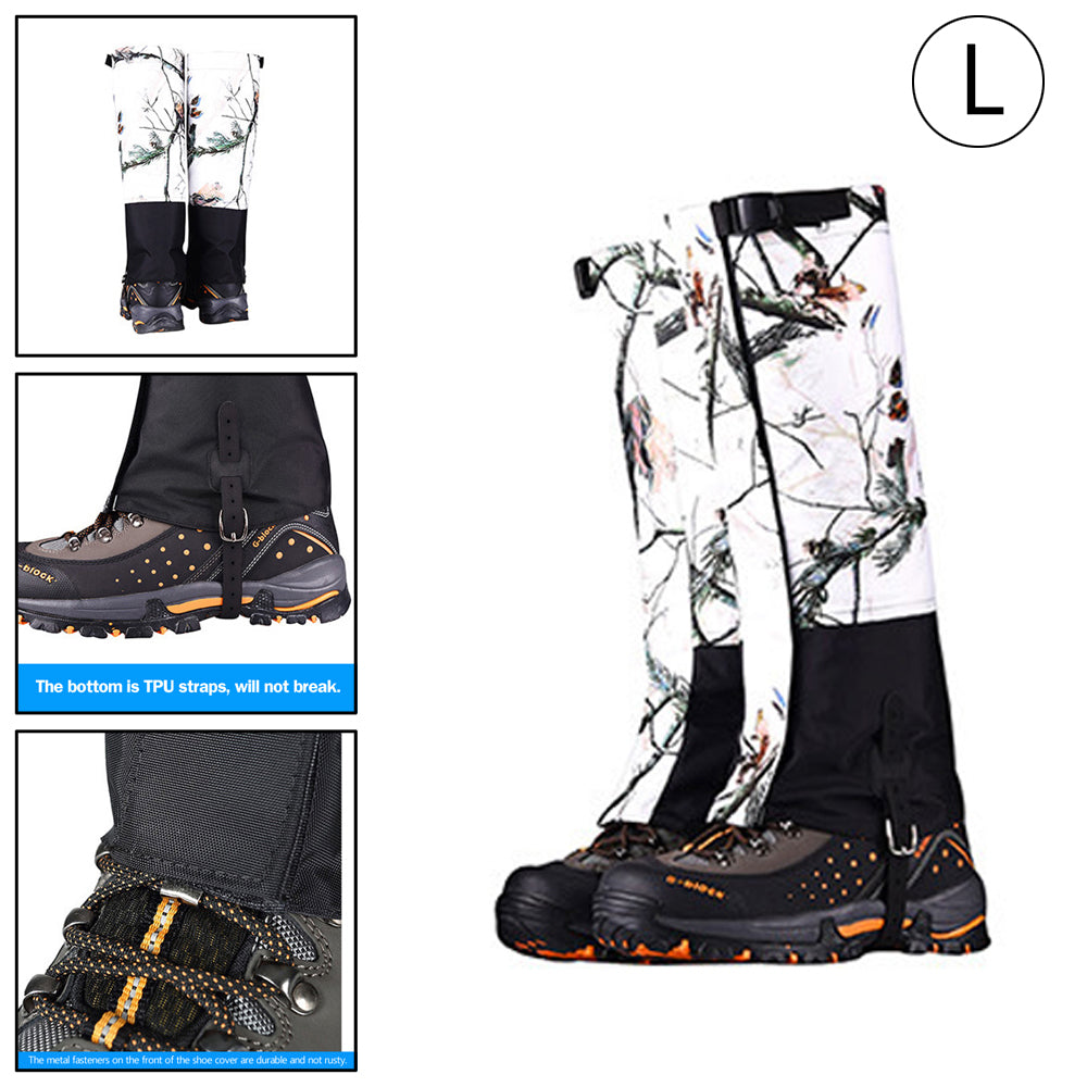 Waterproof Outdoor Climbing Hiking Ski Leg Cover Boot Legging Gaiters