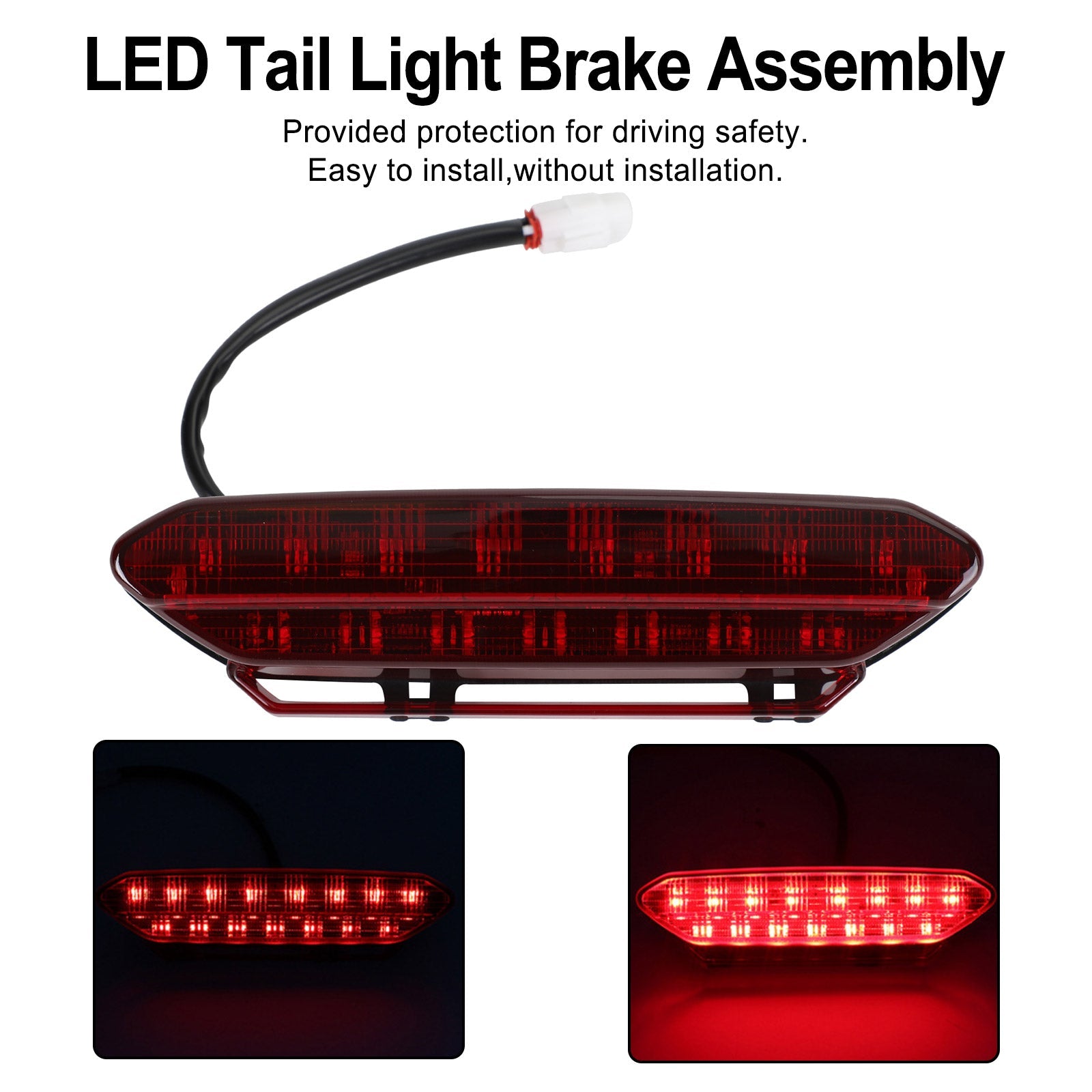 LED Tail Light Taillight for YAMAHA YFZ450 YFZ 450 2006-2009 5TG-84710-21-00 Generic