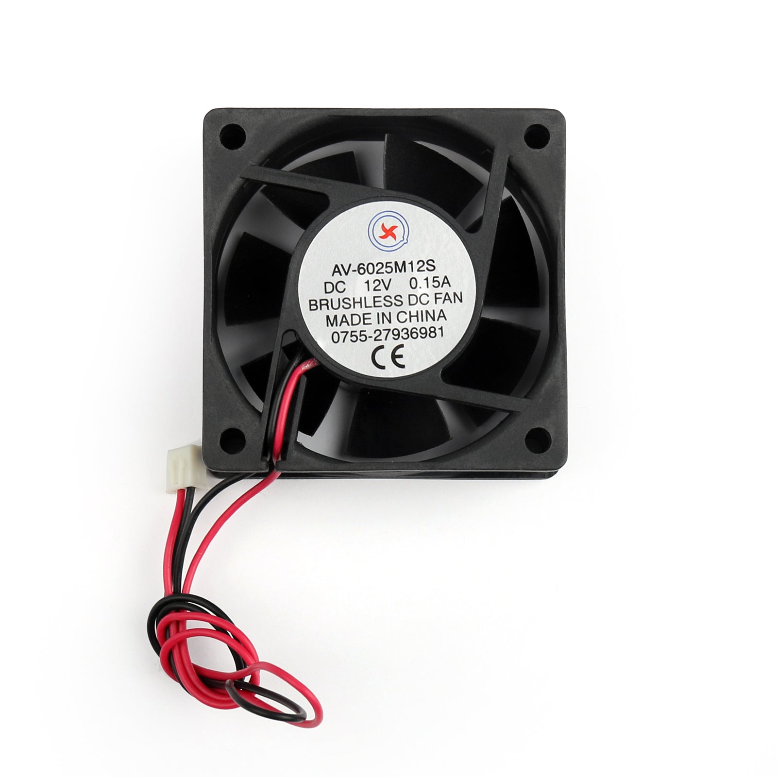 4Pcs DC Brushless Cooling Fan 12V 0.15A 6025s 60x60x25mm 2 Pin CUP Computer Fan