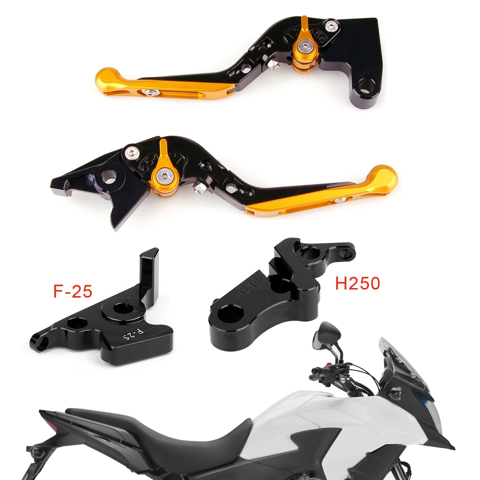 Adjustable Clutch Brake Lever For Honda CB500F CBR500R CBR250R CBR300RR CB300F Generic