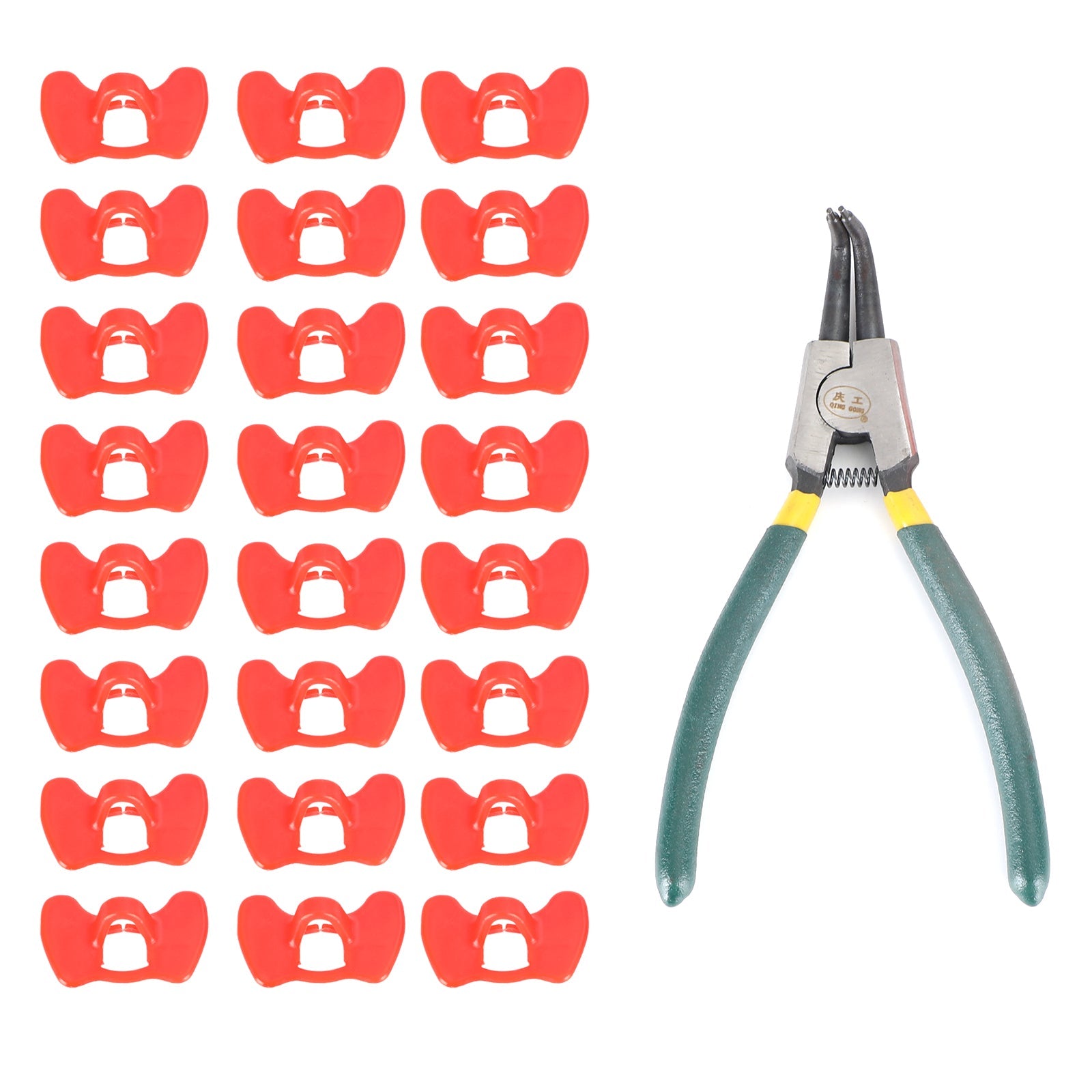 24Pcs Of Pheasant Poultry & Chicken Blinders With Pliers Peeper Vision Blocker