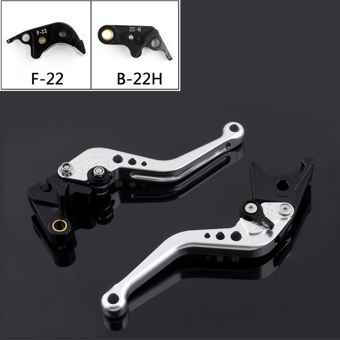 Short Brake & Clutch Lever For BMW S1000RR 15-2018 S1000R 15-18 (F-22/B-22H) Generic