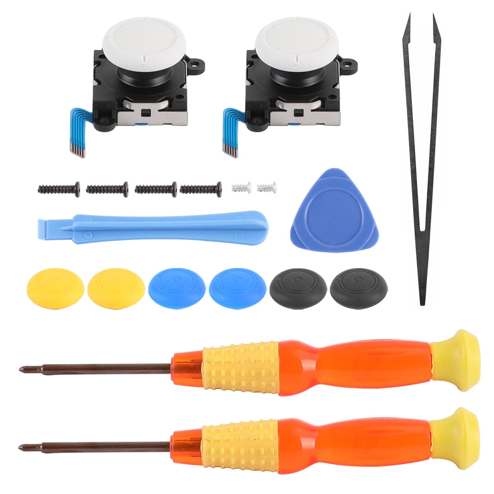 19in1 Repair Set 3D Analog Sensor Stick + Tool Fit for Switch Lite Joystick